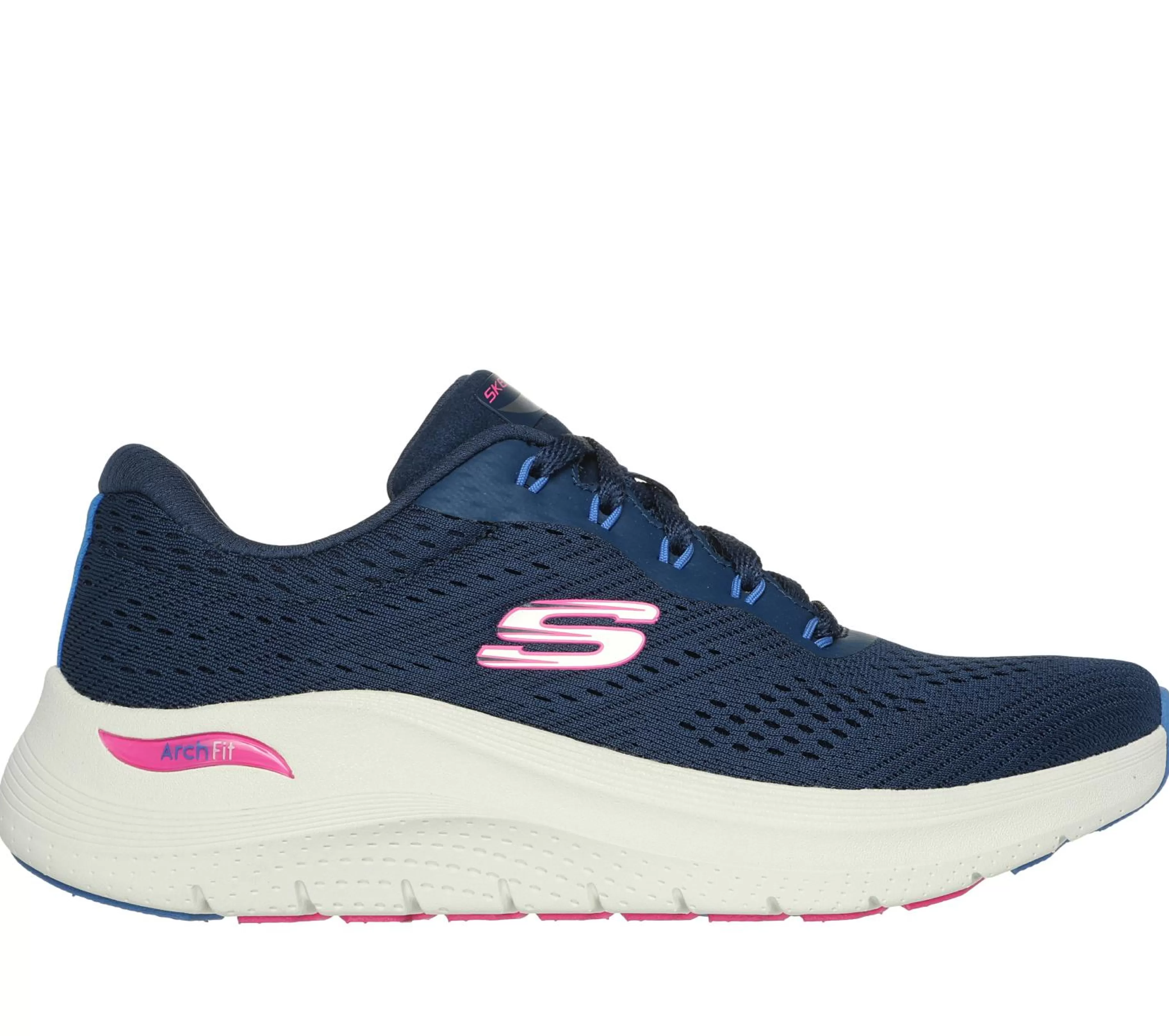 Com Atacadores | Sapatilhas Casuais | SKECHERS Arch Fit 2.0 - Big League NAVY / MULTICOR