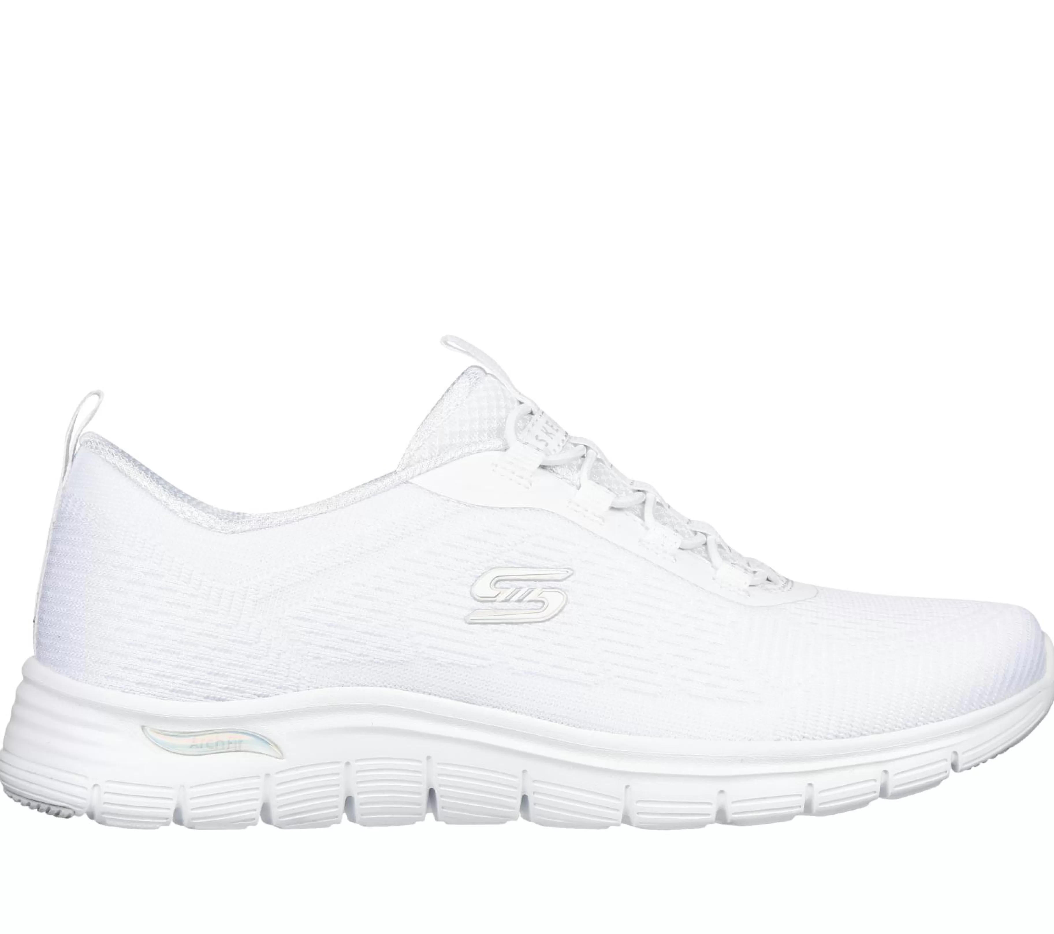 Calçado Sem Atacadores | Sapatilhas Casuais | SKECHERS Arch Fit Vista - Gleaming BRANCO