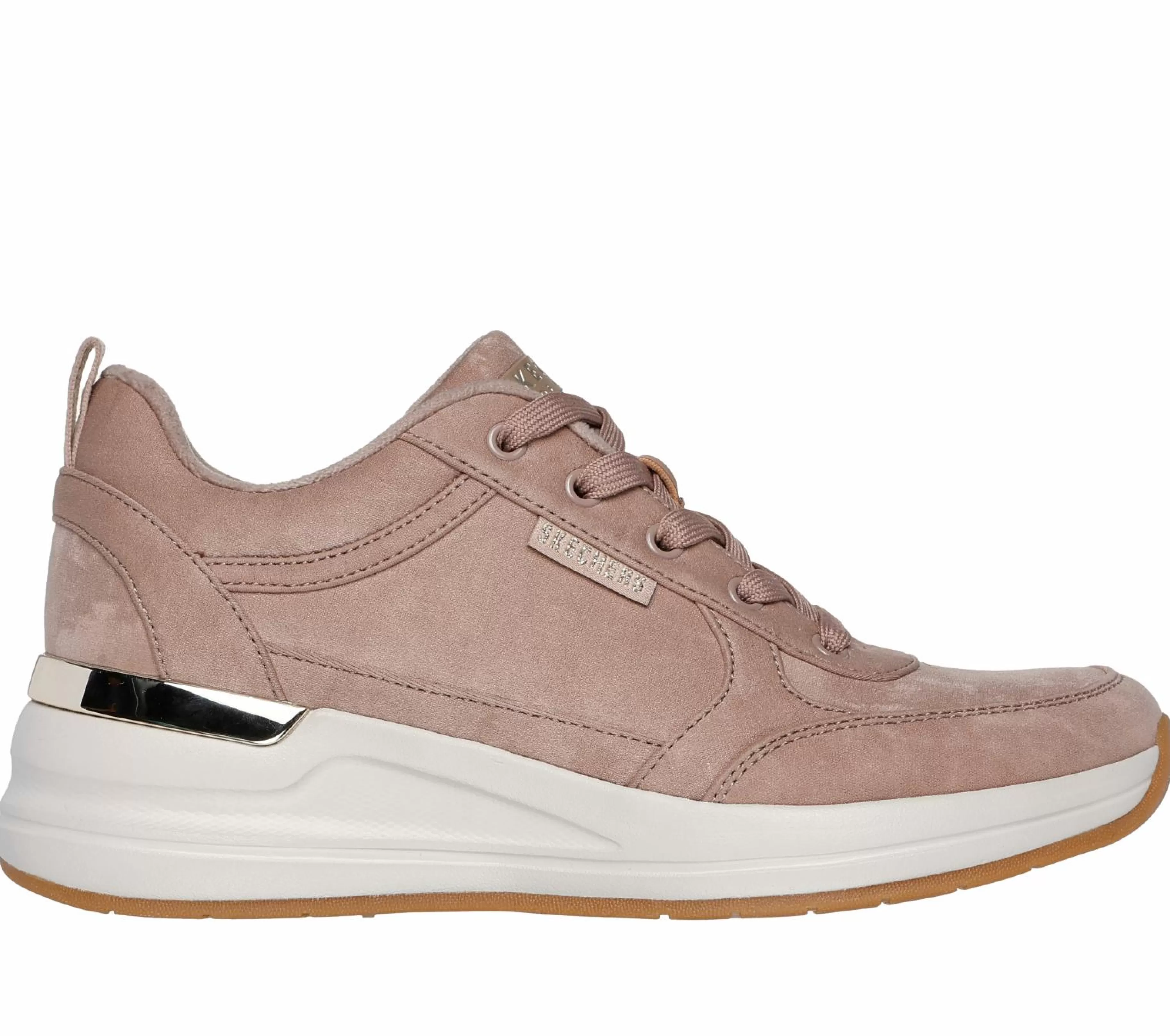 Sapatos De Cunha | Com Atacadores | SKECHERS Billion 2 - Pretty 'N' Plush TAUPE