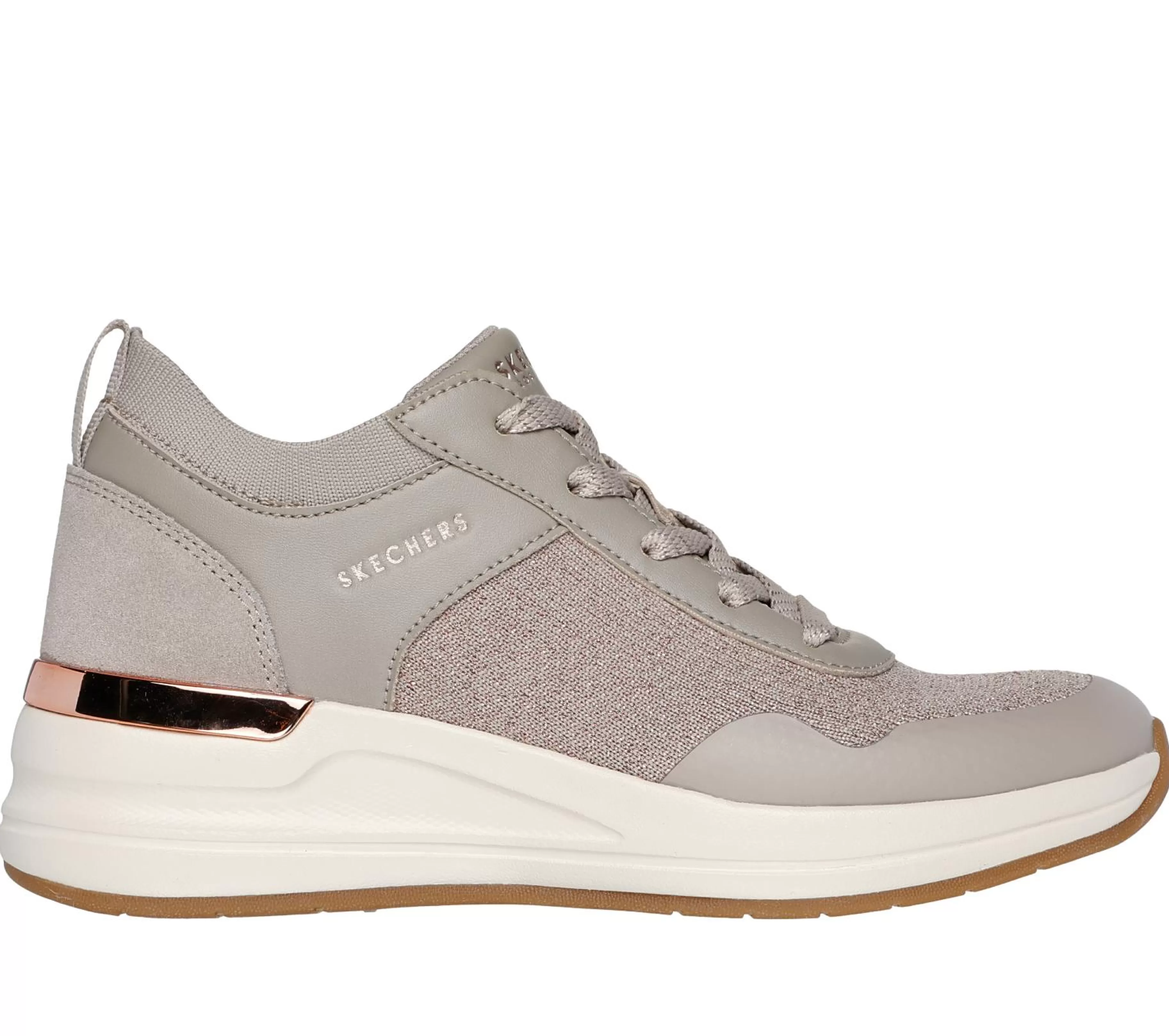 Sapatos De Cunha | Com Atacadores | SKECHERS Billion 2 - Winning Streak TAUPE