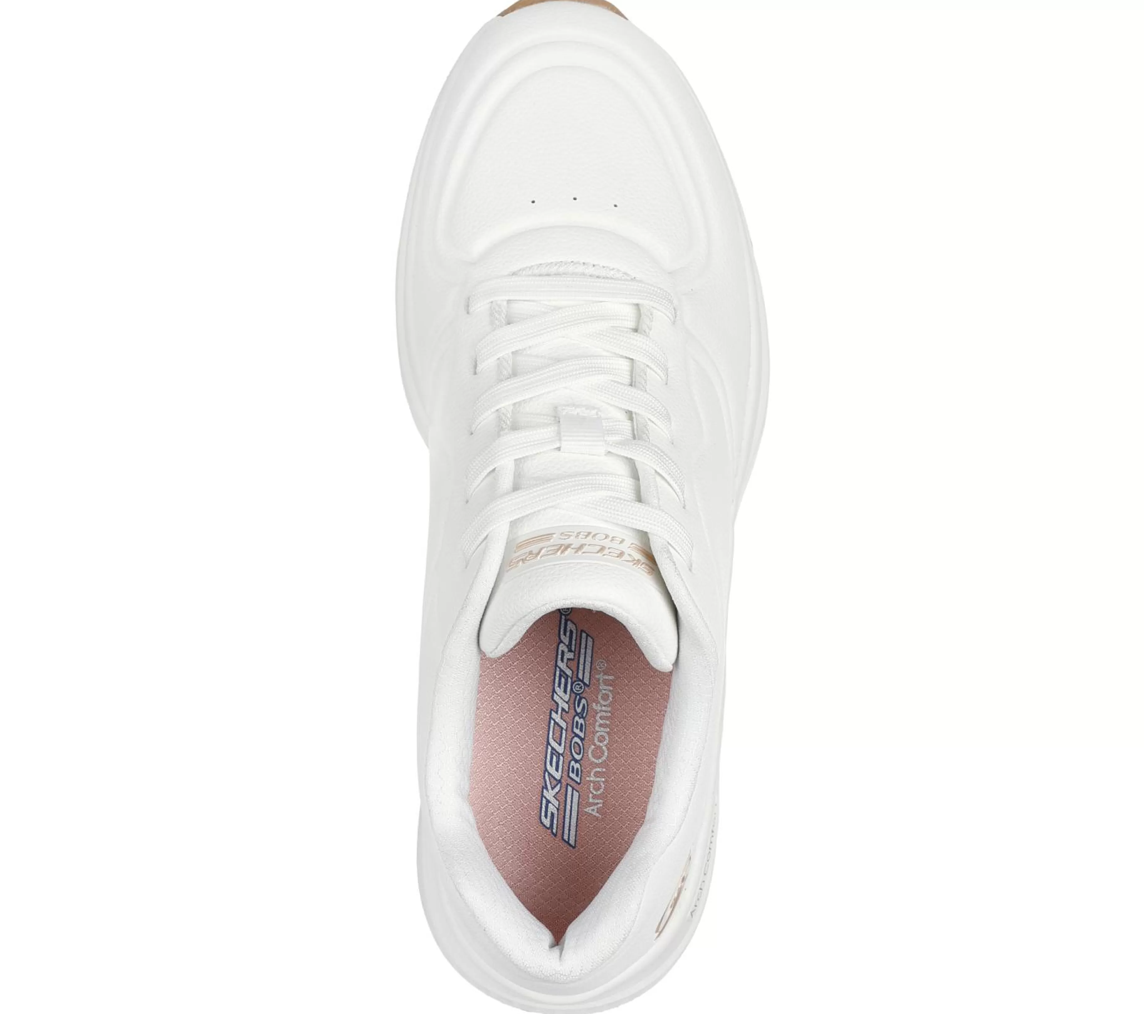 Com Atacadores | Sapatilhas Casuais | SKECHERS BOBS Arch Comfort B Sweet - A Bind BRANCO