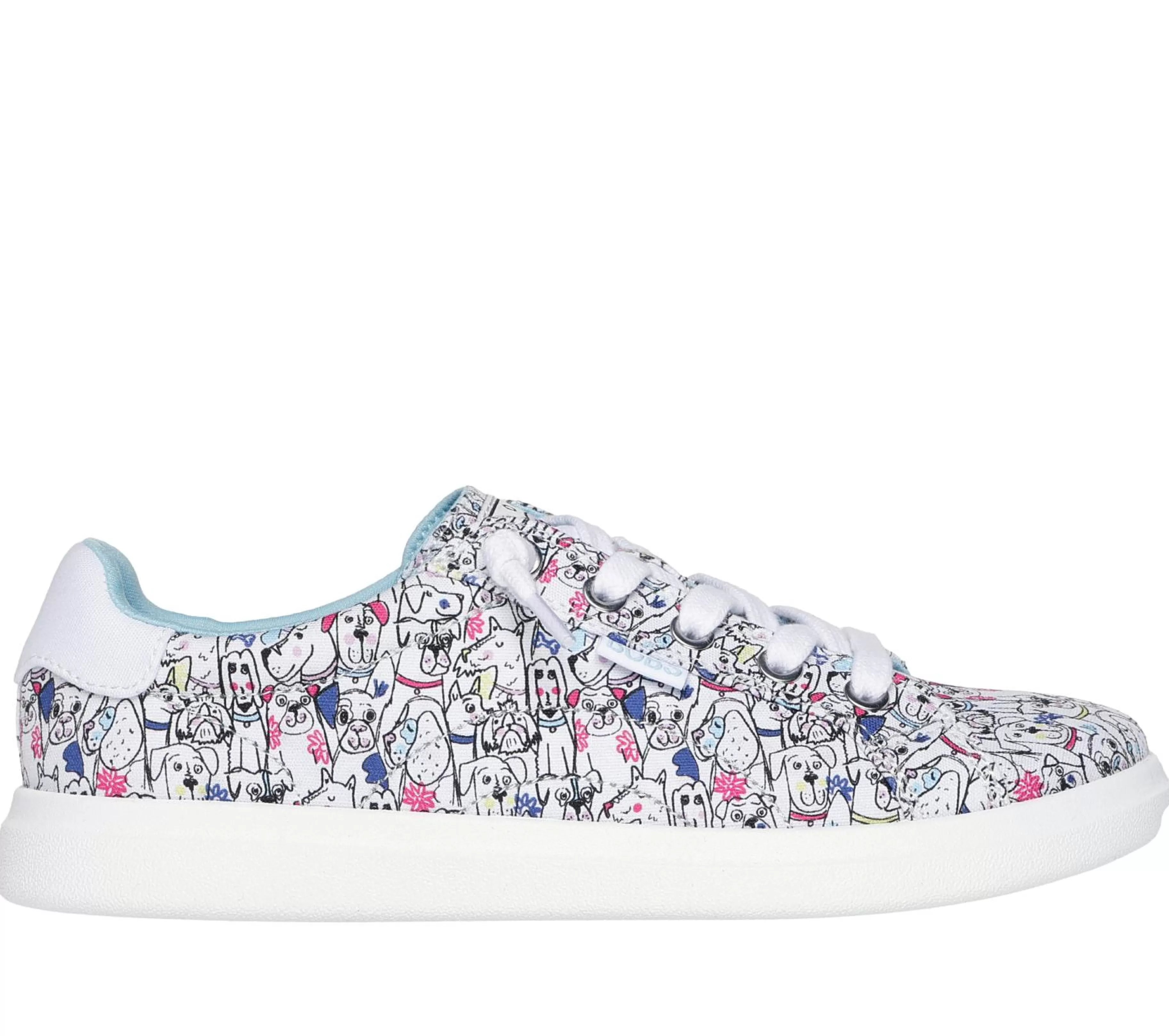 Canvas Shoes | Sapatos Rasos | SKECHERS BOBS D'Vine - Doodle Fair BRANCO / MULTICOR