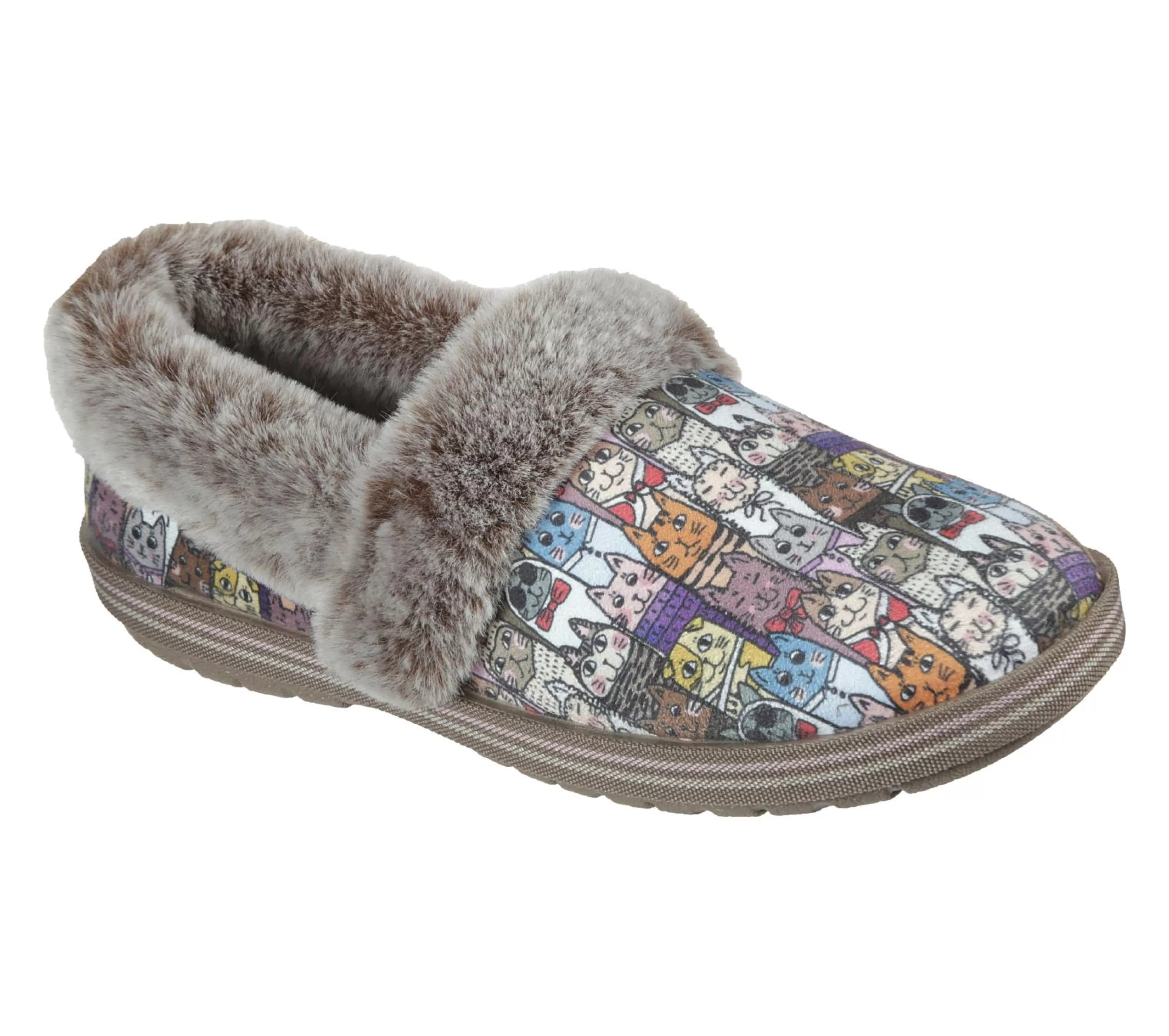 Slippers | SKECHERS BOBS Too Cozy - Chic Cat MULTICOR