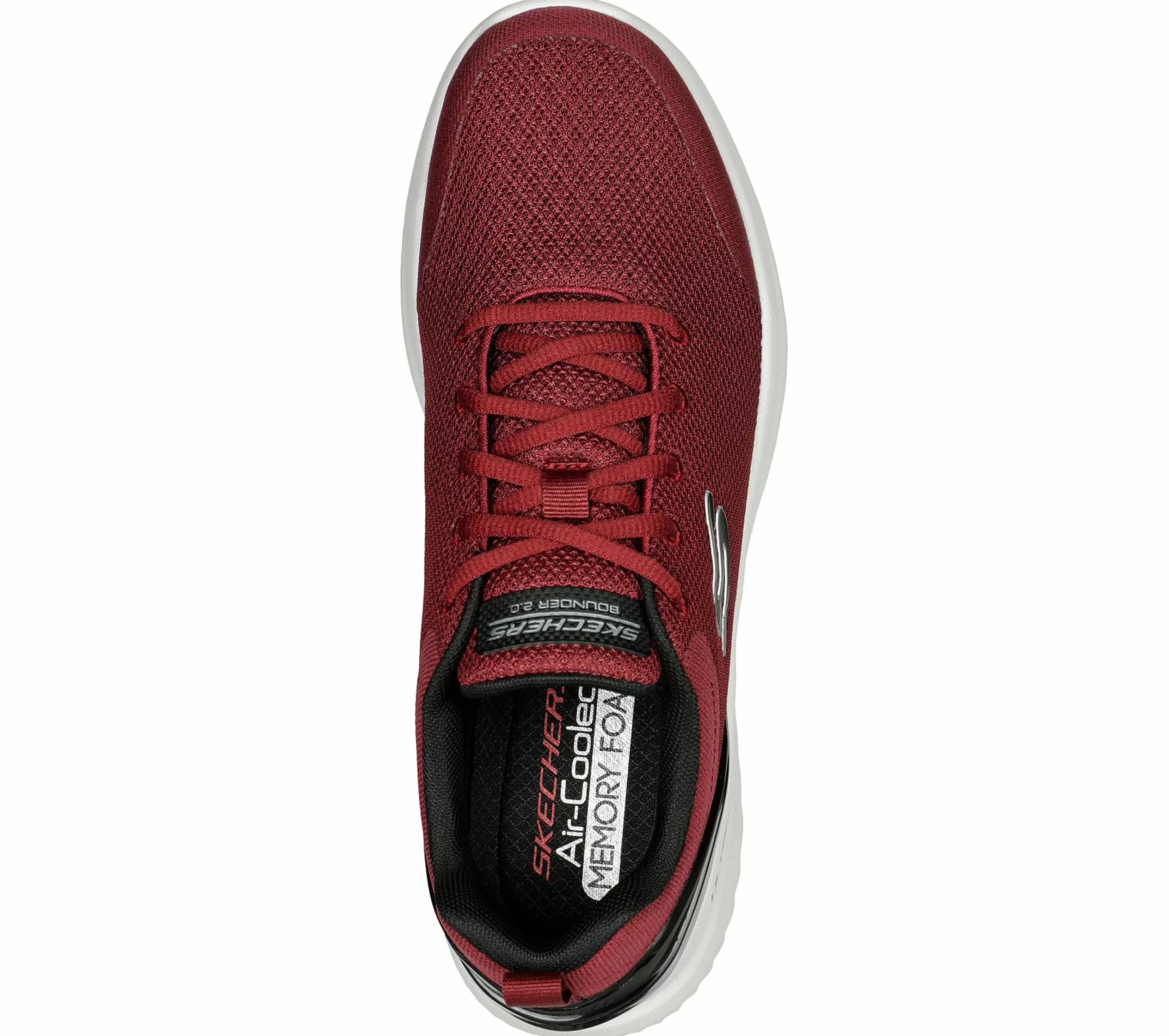 Sapatos Com Atacadores | Sapatilhas | SKECHERS Bounder 2.0 - Nasher BORDÔ / PRETO