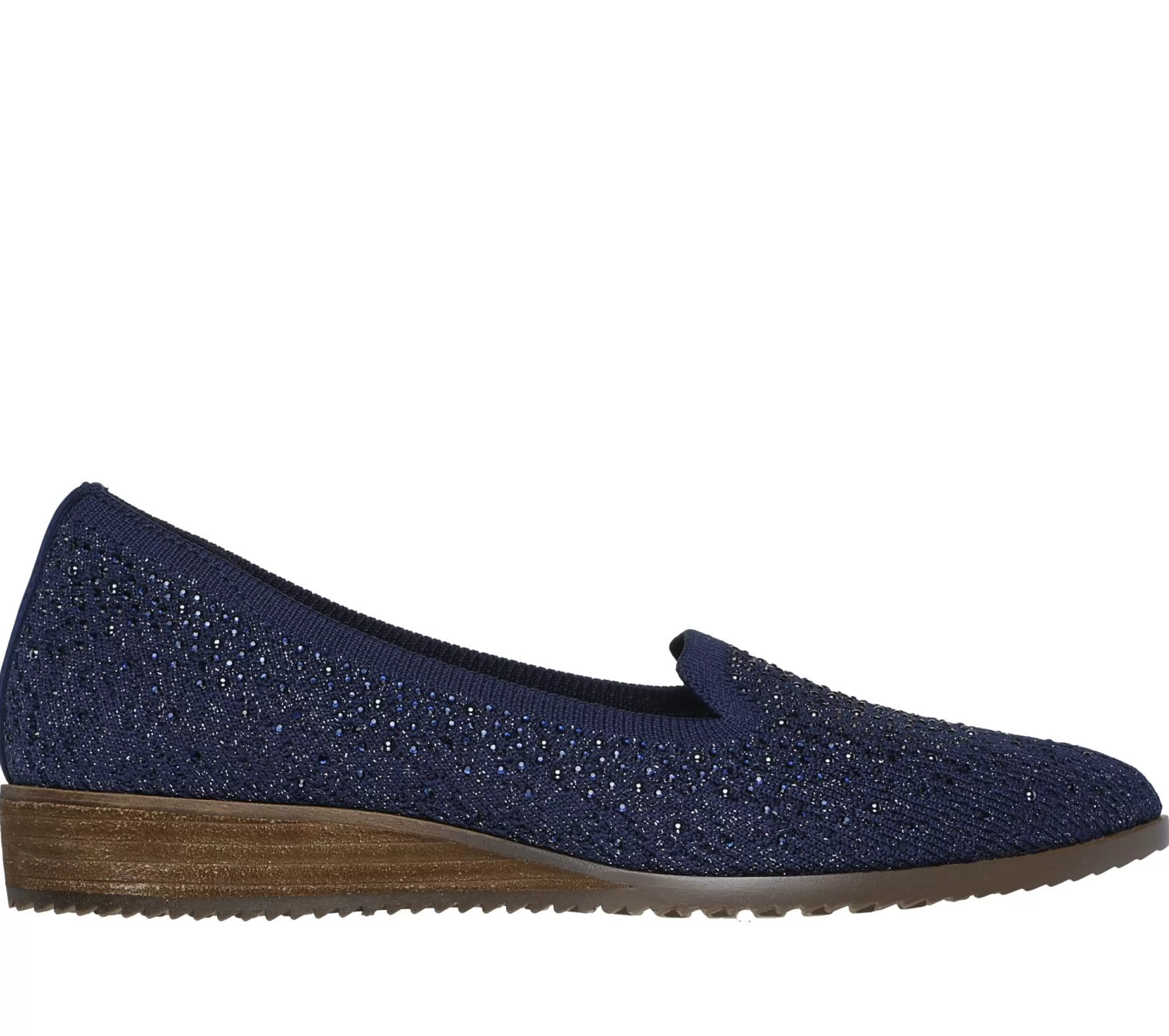 Sapatos Rasos | Calçado Sem Atacadores | SKECHERS Cleo Sawdust - Twinkle NAVY