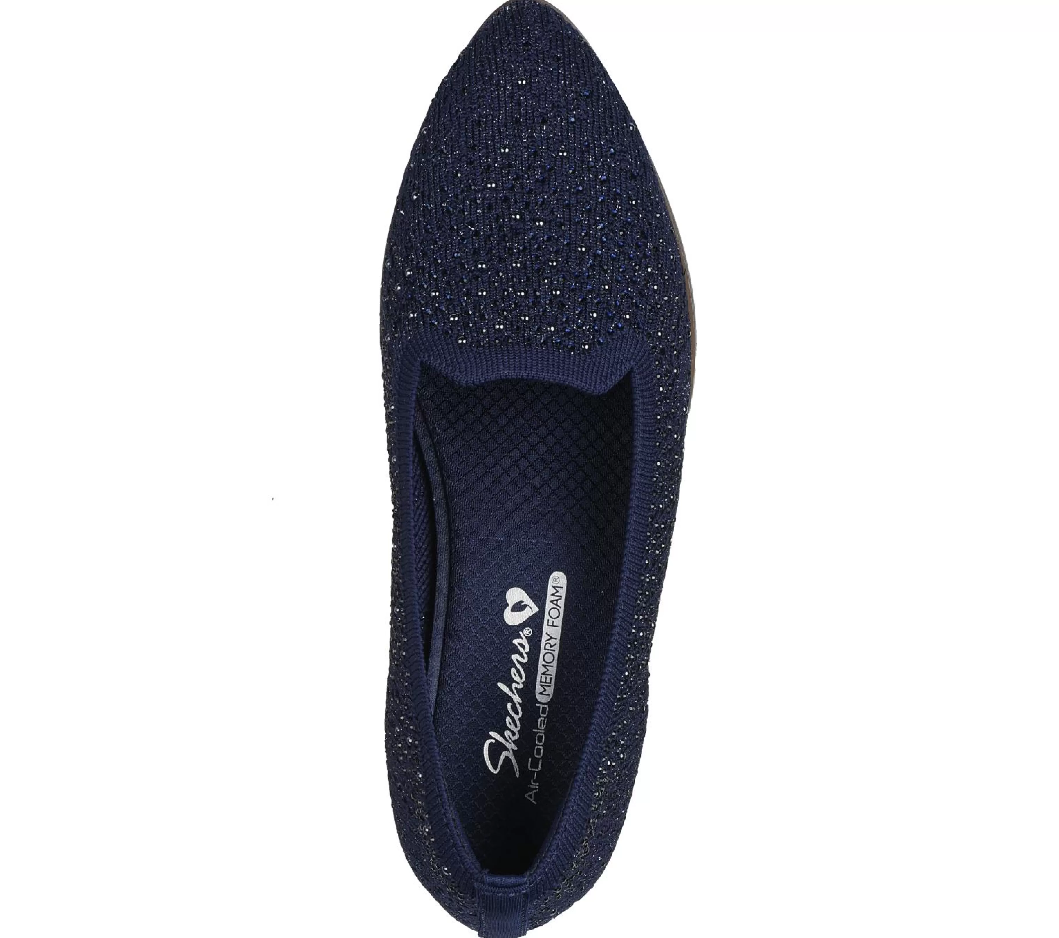 Sapatos Rasos | Calçado Sem Atacadores | SKECHERS Cleo Sawdust - Twinkle NAVY