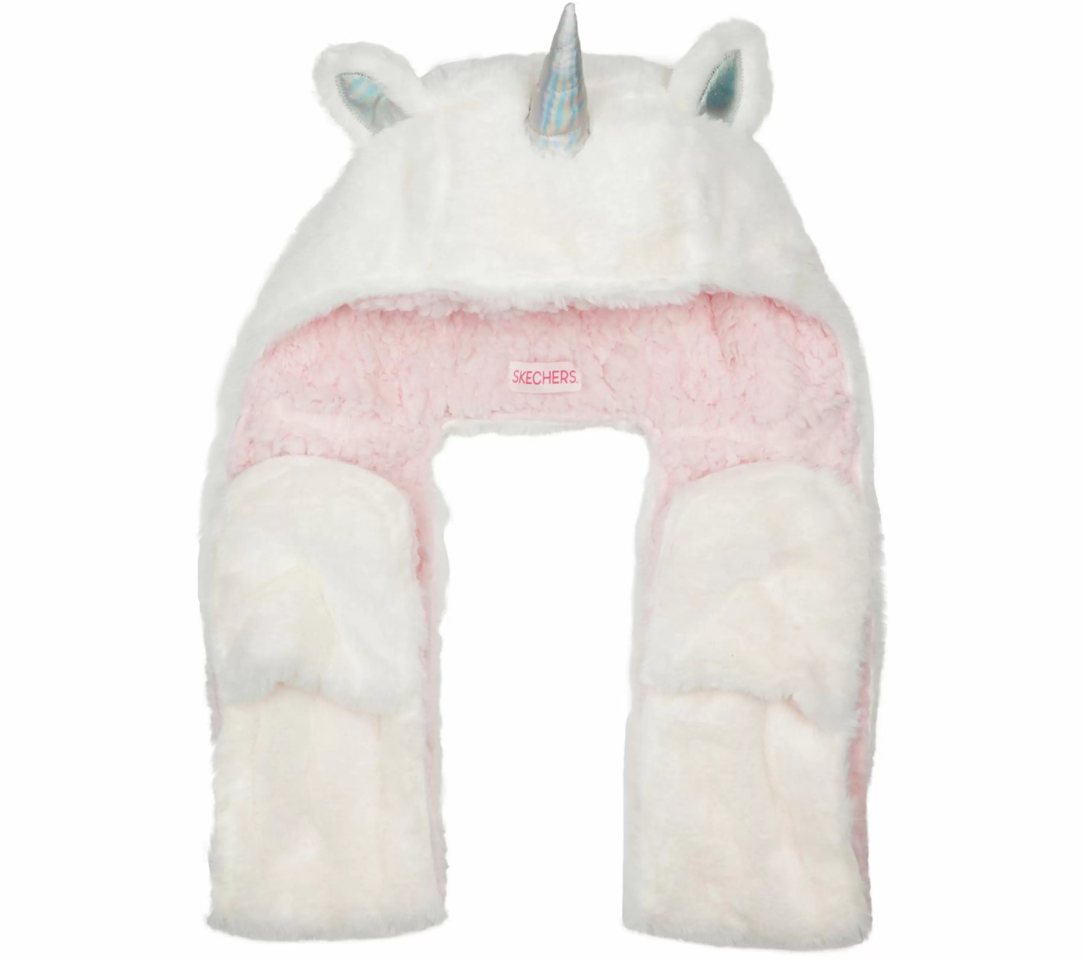 Acessórios Para A Cabeça | Acessórios Para A Cabeça | SKECHERS Cold Weather Unicorn Critter Hood BRANCO