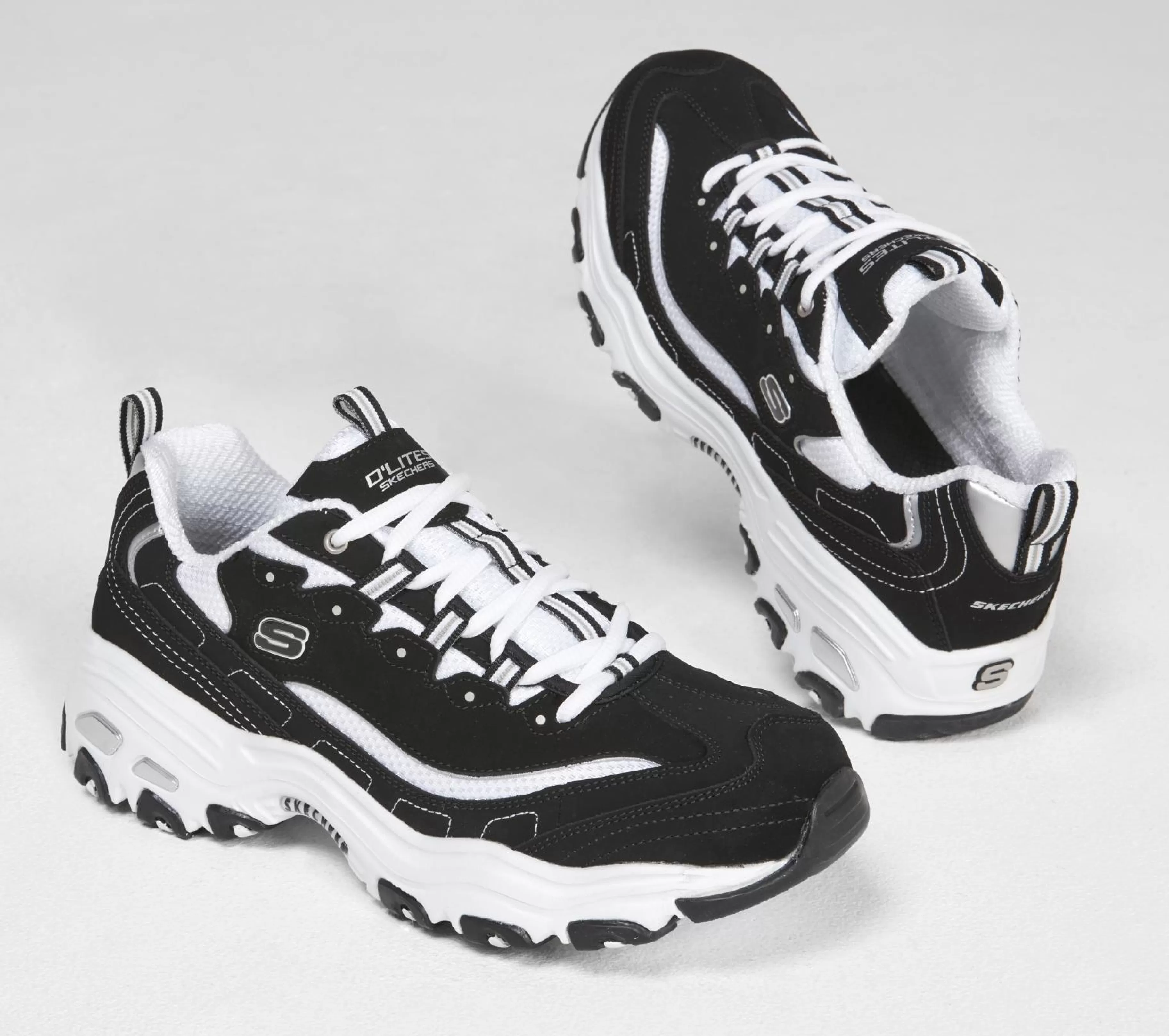 Sapatilhas | SKECHERS D'Lites PRETO / BRANCO