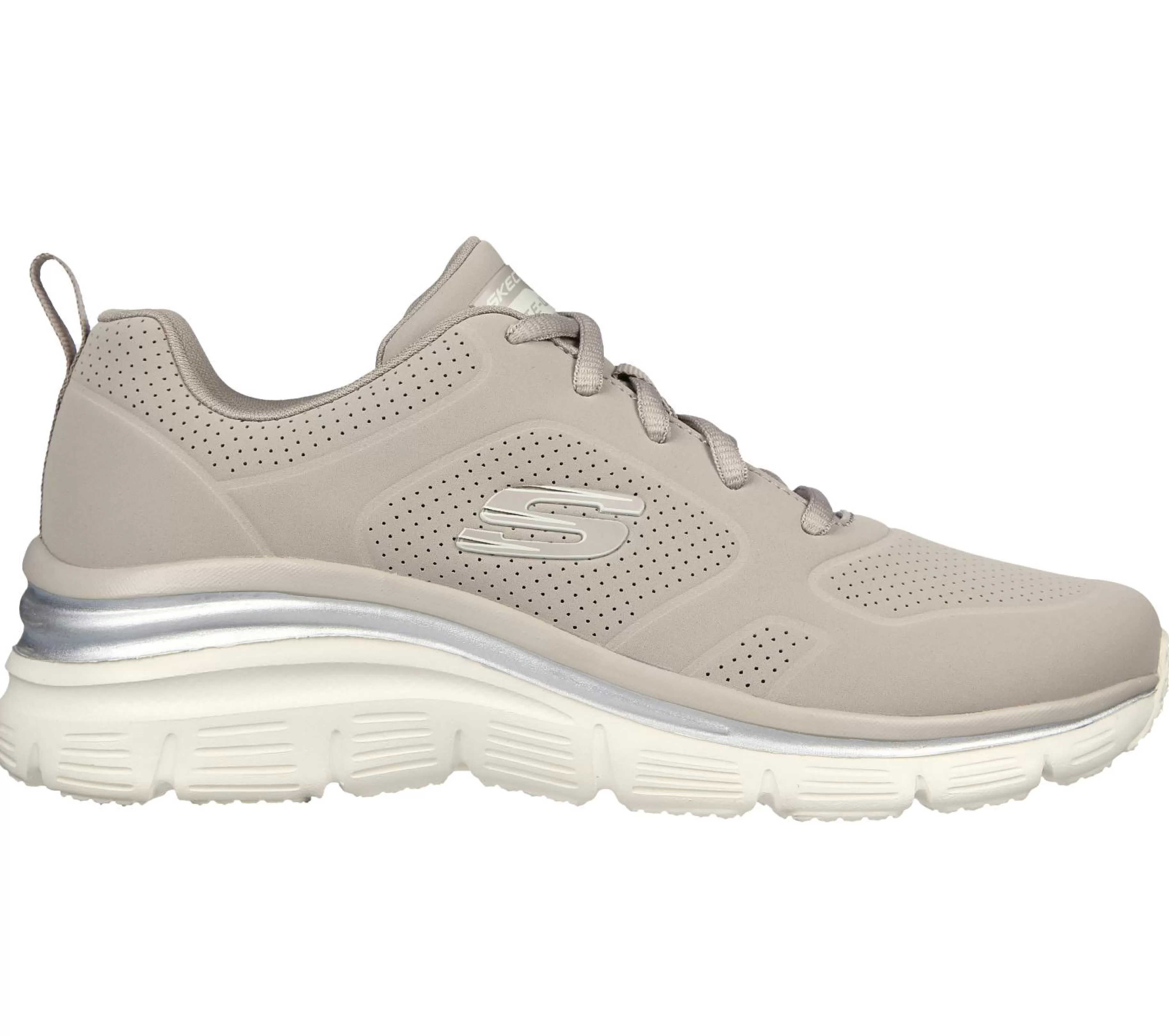 Com Atacadores | Sapatilhas Casuais | SKECHERS Fashion Fit - Timeless Vibe TAUPE