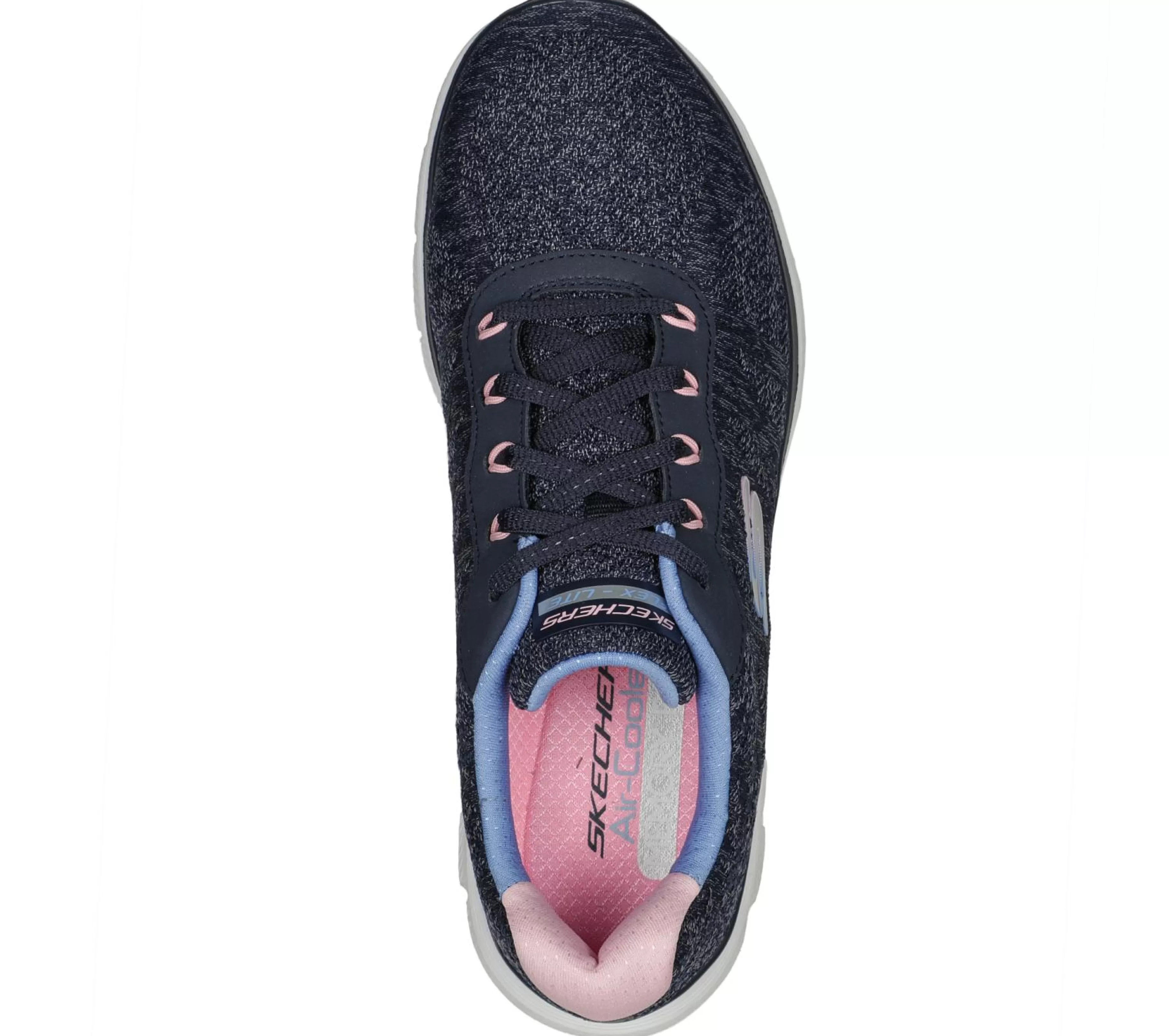 Com Atacadores | Sapatilhas | SKECHERS Flex Appeal 4.0 - Fresh Move NAVY / MULTICOR