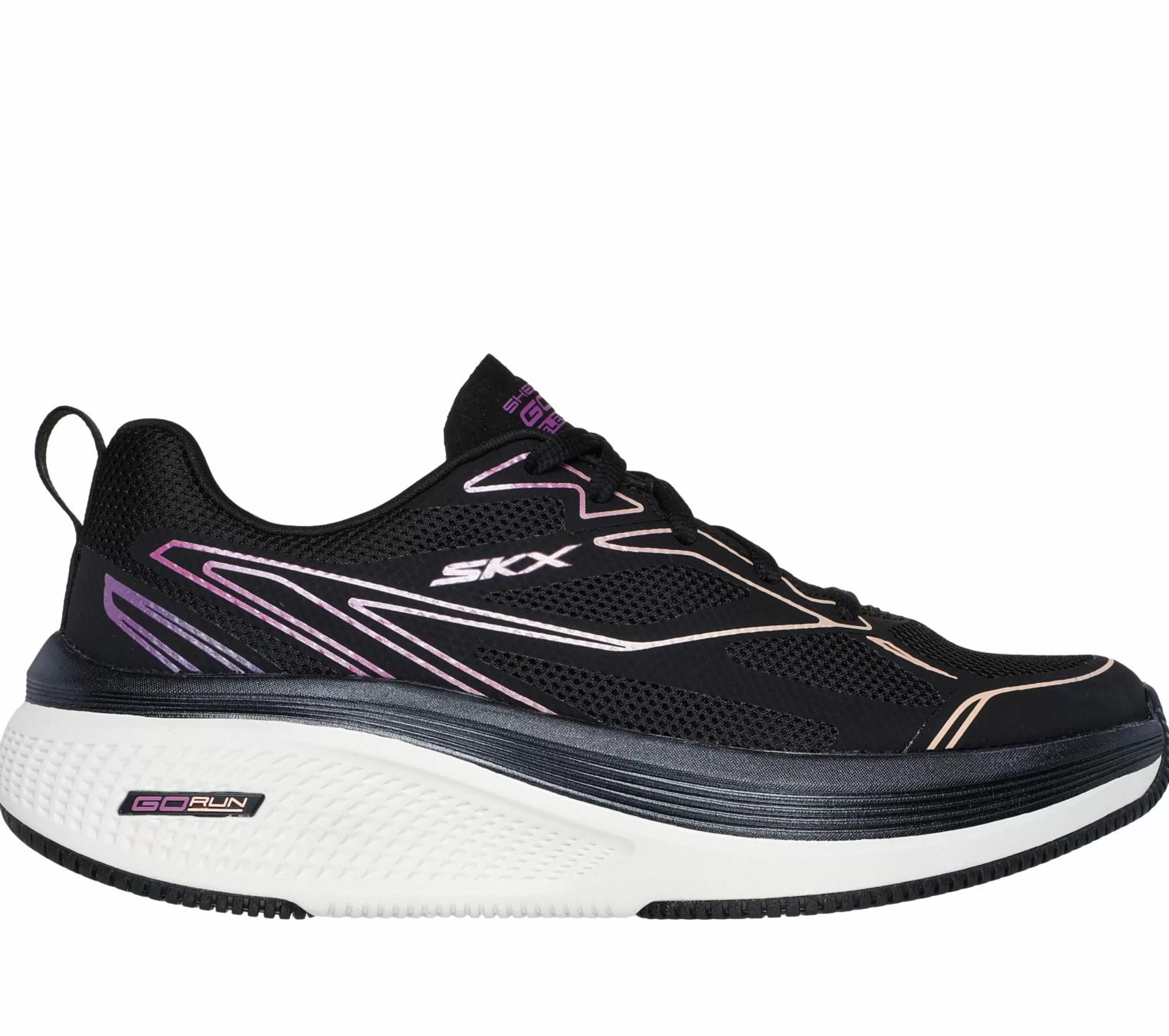 Com Atacadores | Sapatilhas | SKECHERS GO RUN Elevate 2.0 - Allaire PRETO / ROXO