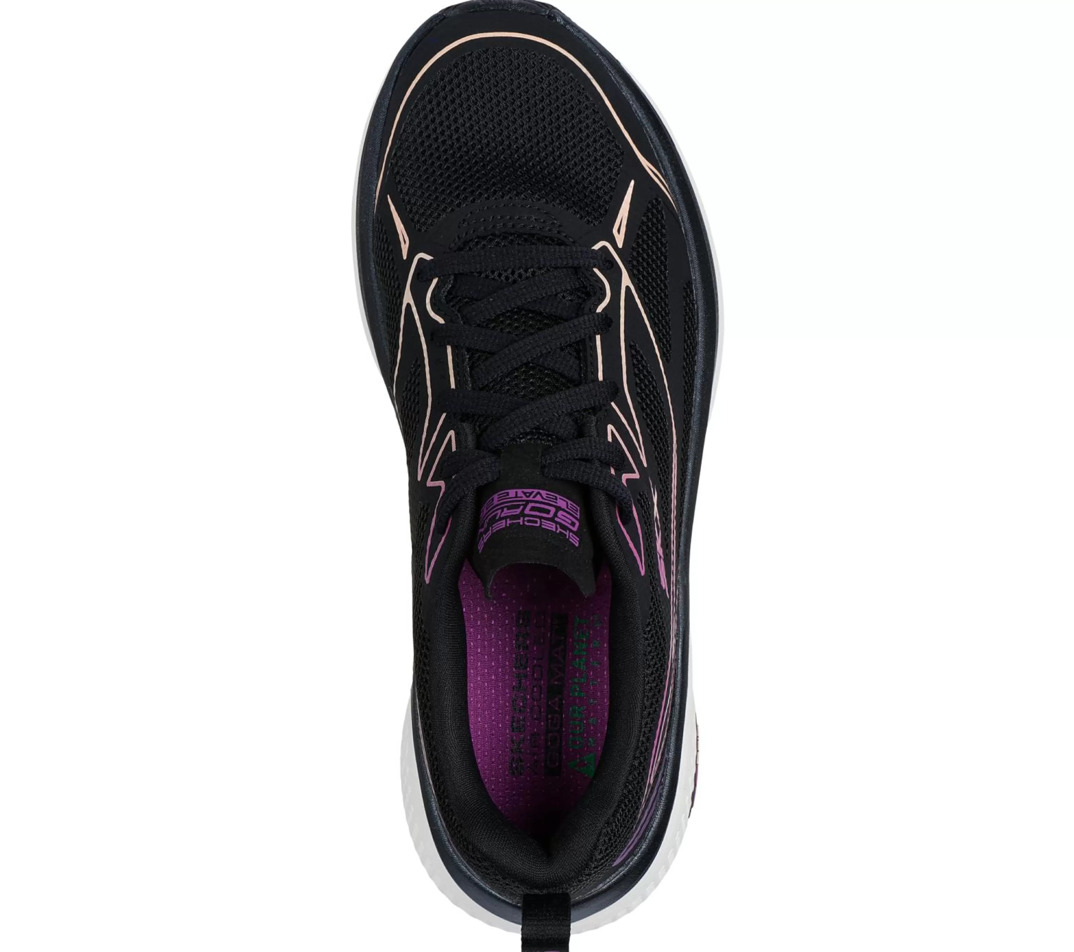 Com Atacadores | Sapatilhas | SKECHERS GO RUN Elevate 2.0 - Allaire PRETO / ROXO