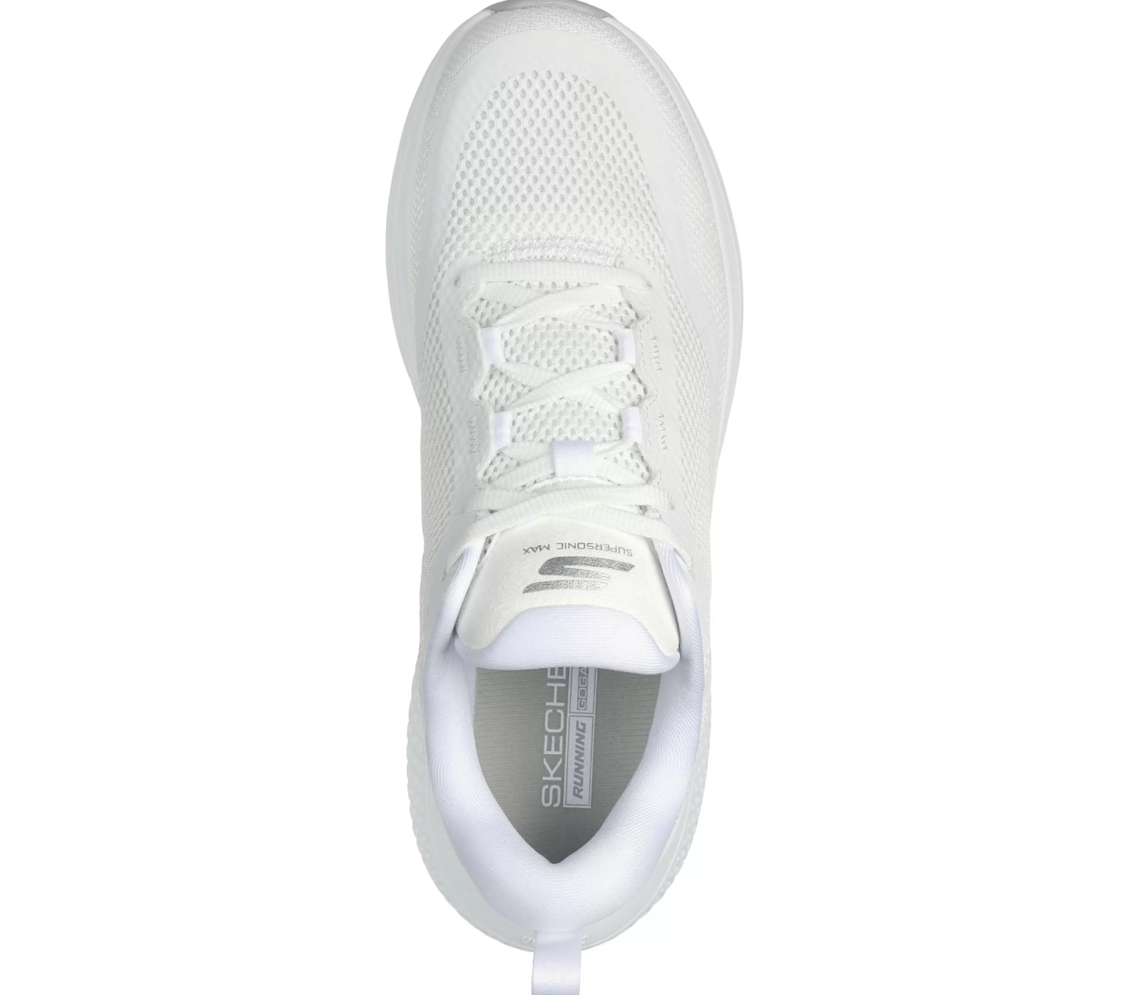 Com Atacadores | Sapatilhas | SKECHERS GO RUN Supersonic Max BRANCO / PRATEADO