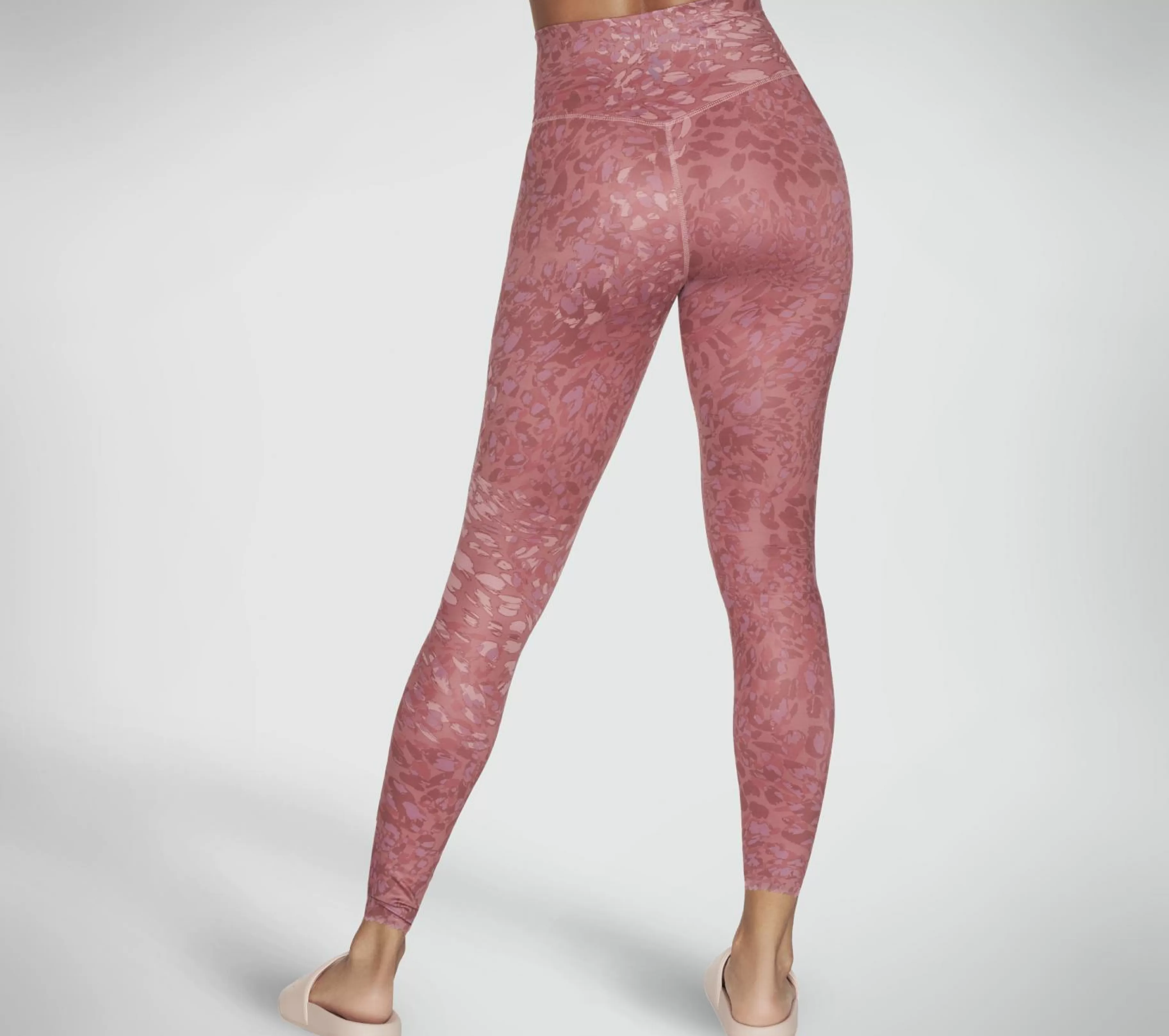 Calças | Partes De Baixo | SKECHERS GO SCULPT HW Leopard Legging MAUVE / PURPLE