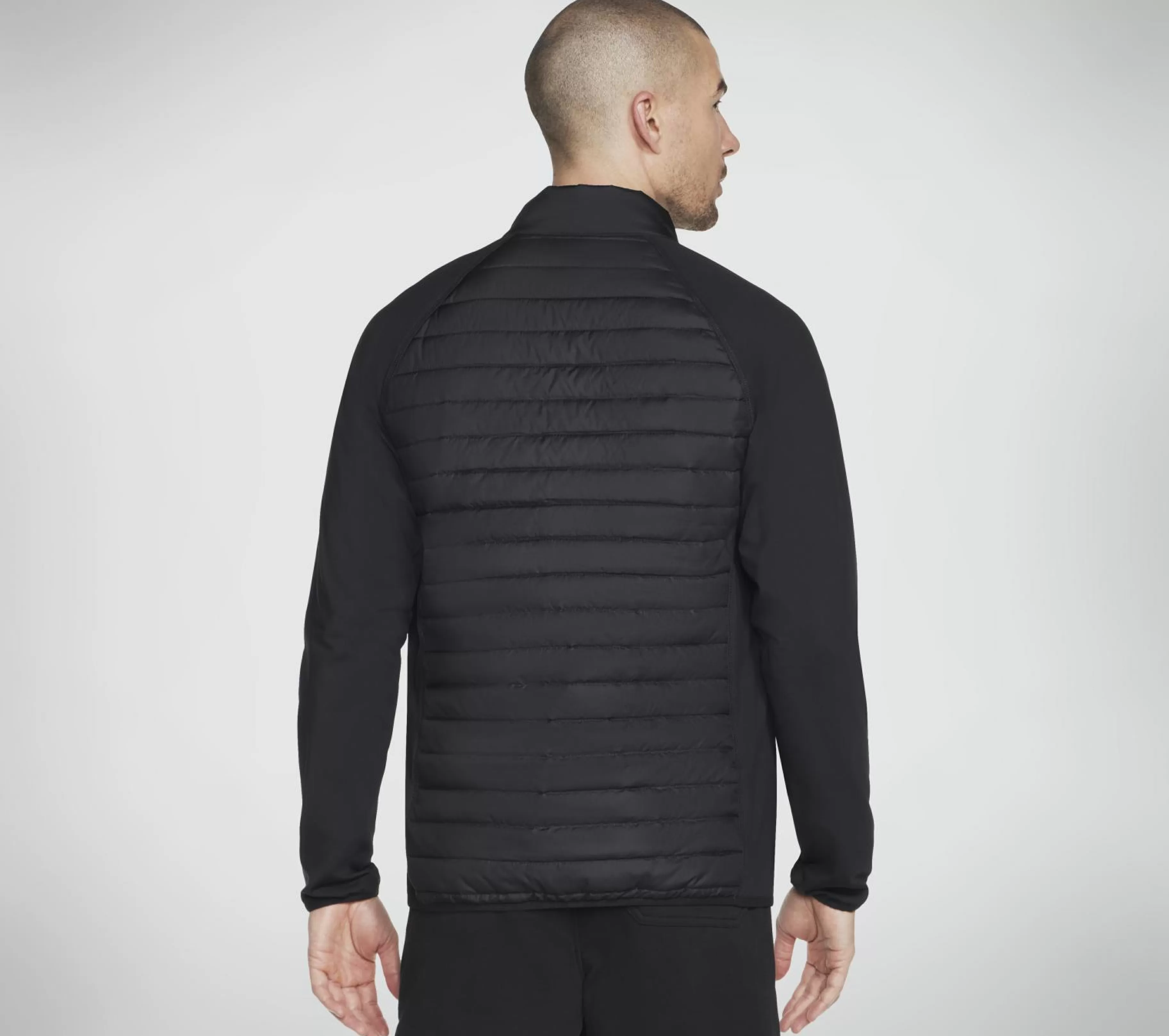 Partes De Cima | Partes De Cima | SKECHERS GO SHIELD Hybrid Jacket PRETO