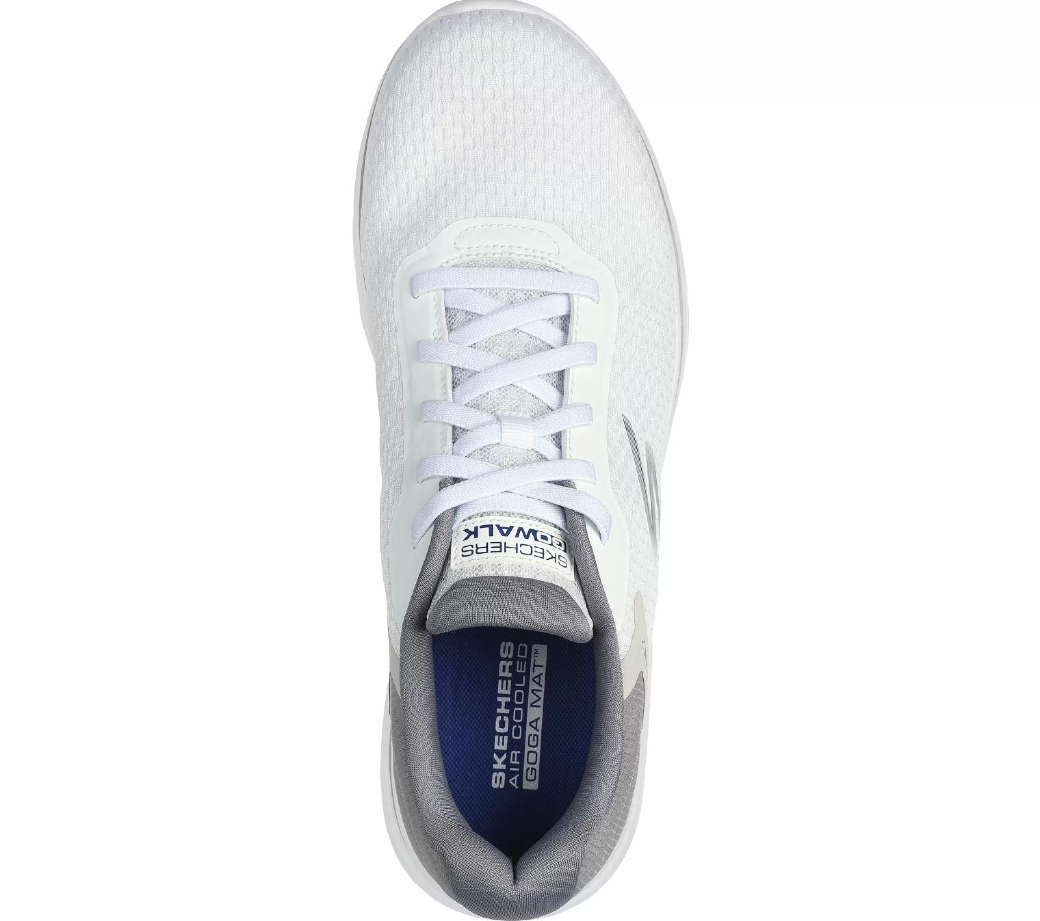 Sapatos Com Atacadores | Sapatilhas | SKECHERS GO WALK 7 - The Construct BRANCO / CINZENTO