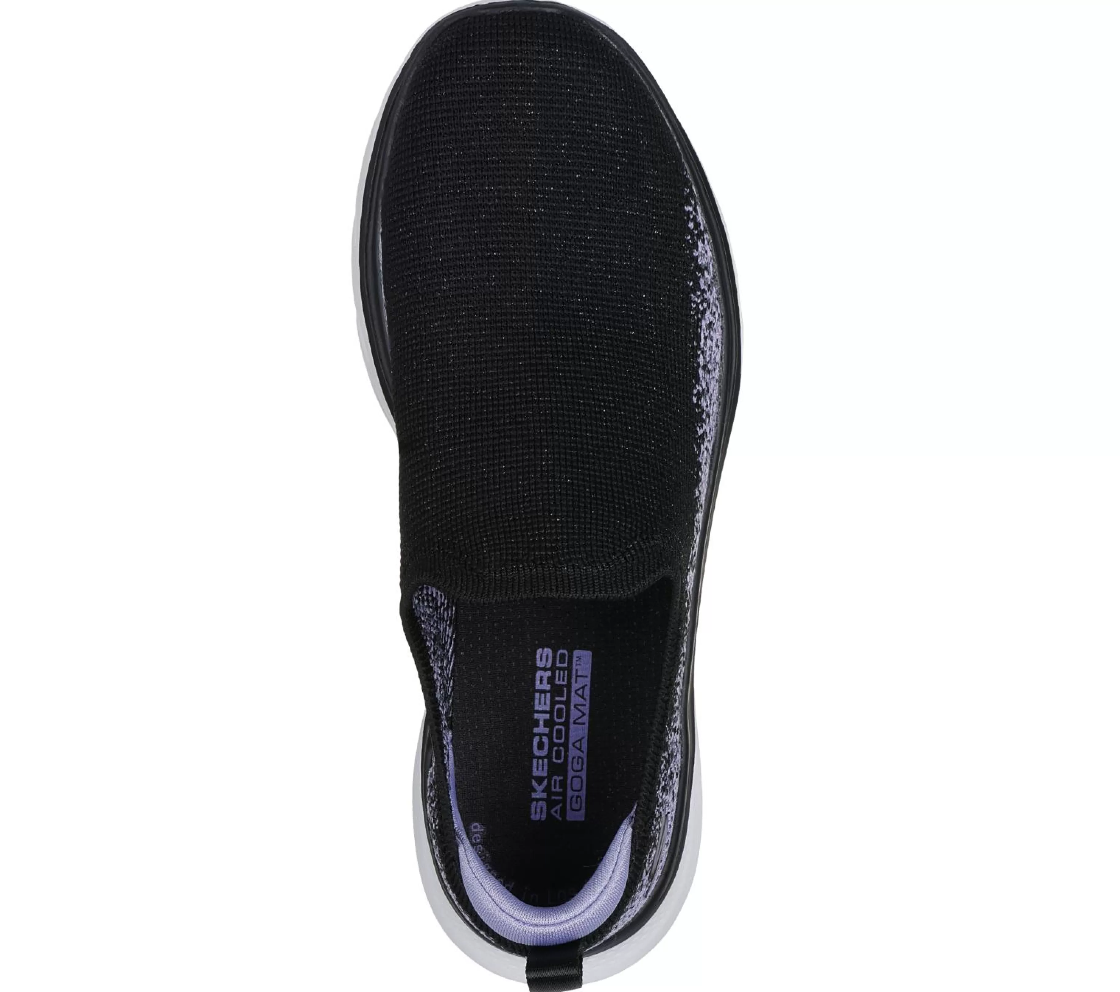 Calçado Sem Atacadores | Sapatilhas | SKECHERS GO WALK 7 - Zaida PRETO / LAVANDA