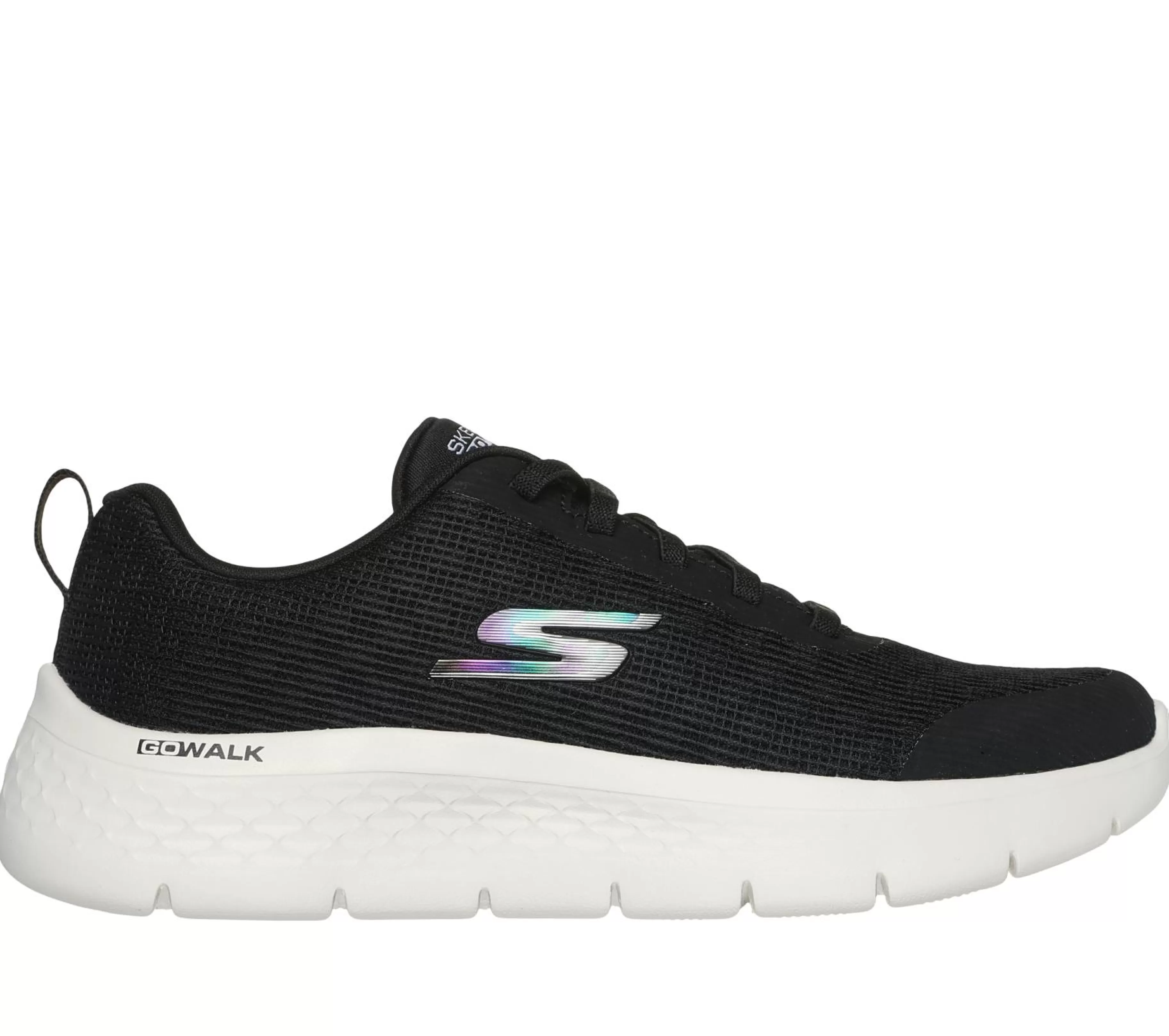 Calçado Sem Atacadores | Sapatilhas | SKECHERS GO WALK Flex - Viva PRETO / BRANCO