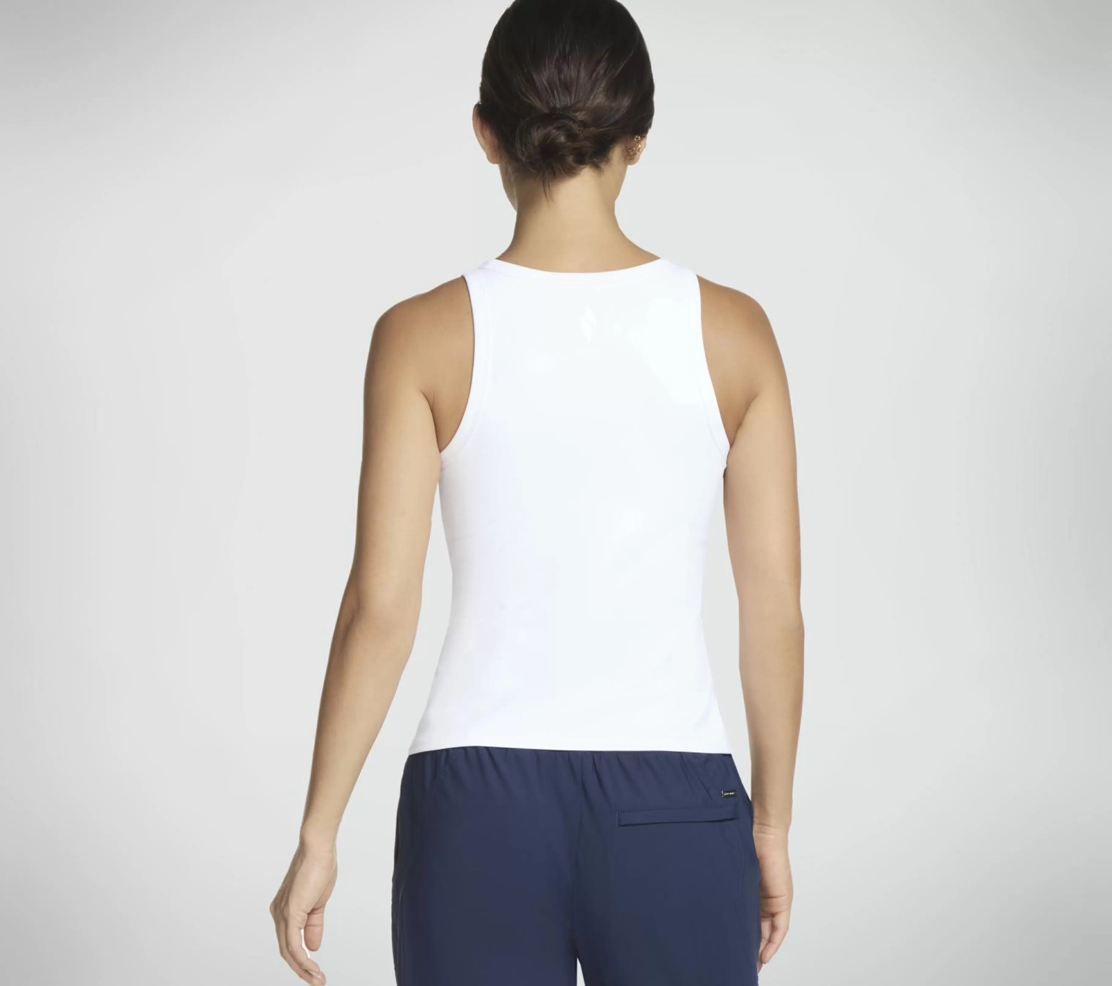 Partes De Cima | Partes De Cima | SKECHERS GO WALK Shelf Bra Tank BRANCO