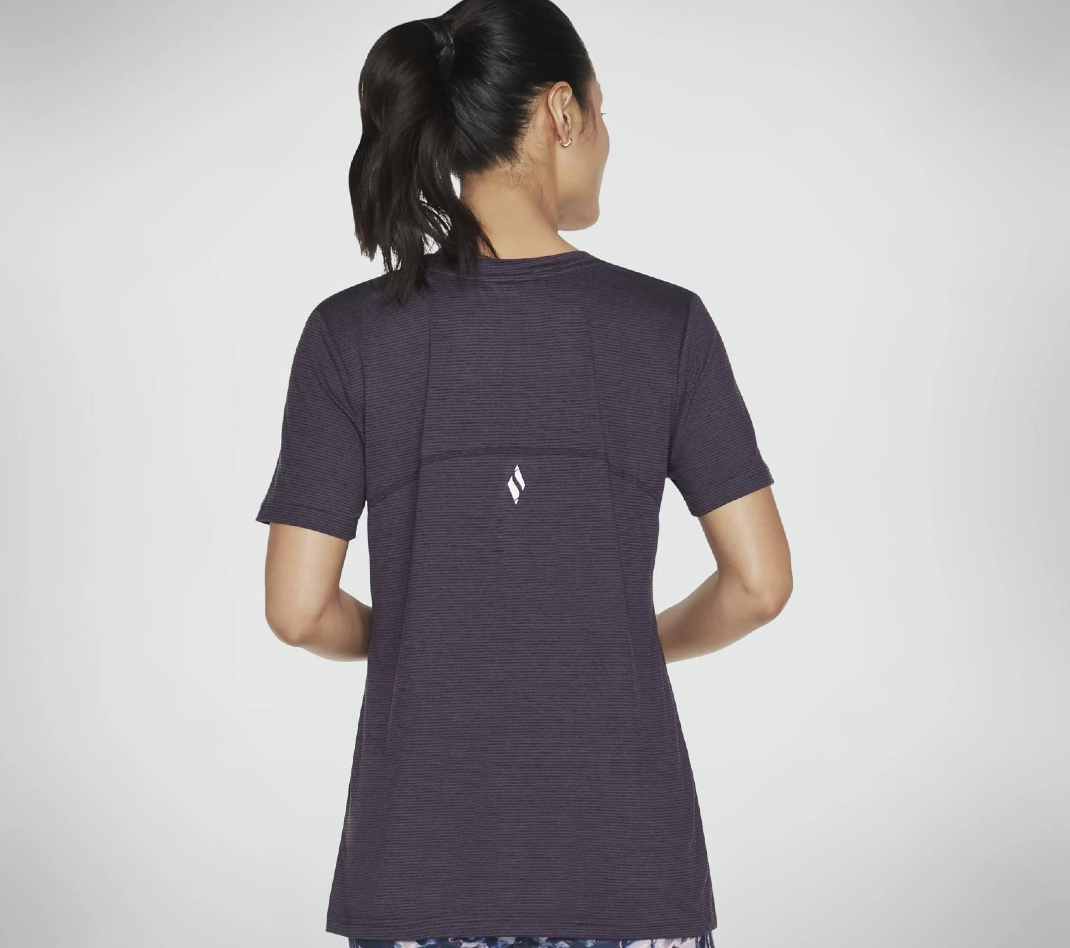 Partes De Cima | Partes De Cima | SKECHERS GODRI STRIDE Tunic Tee ROXO ESCURO