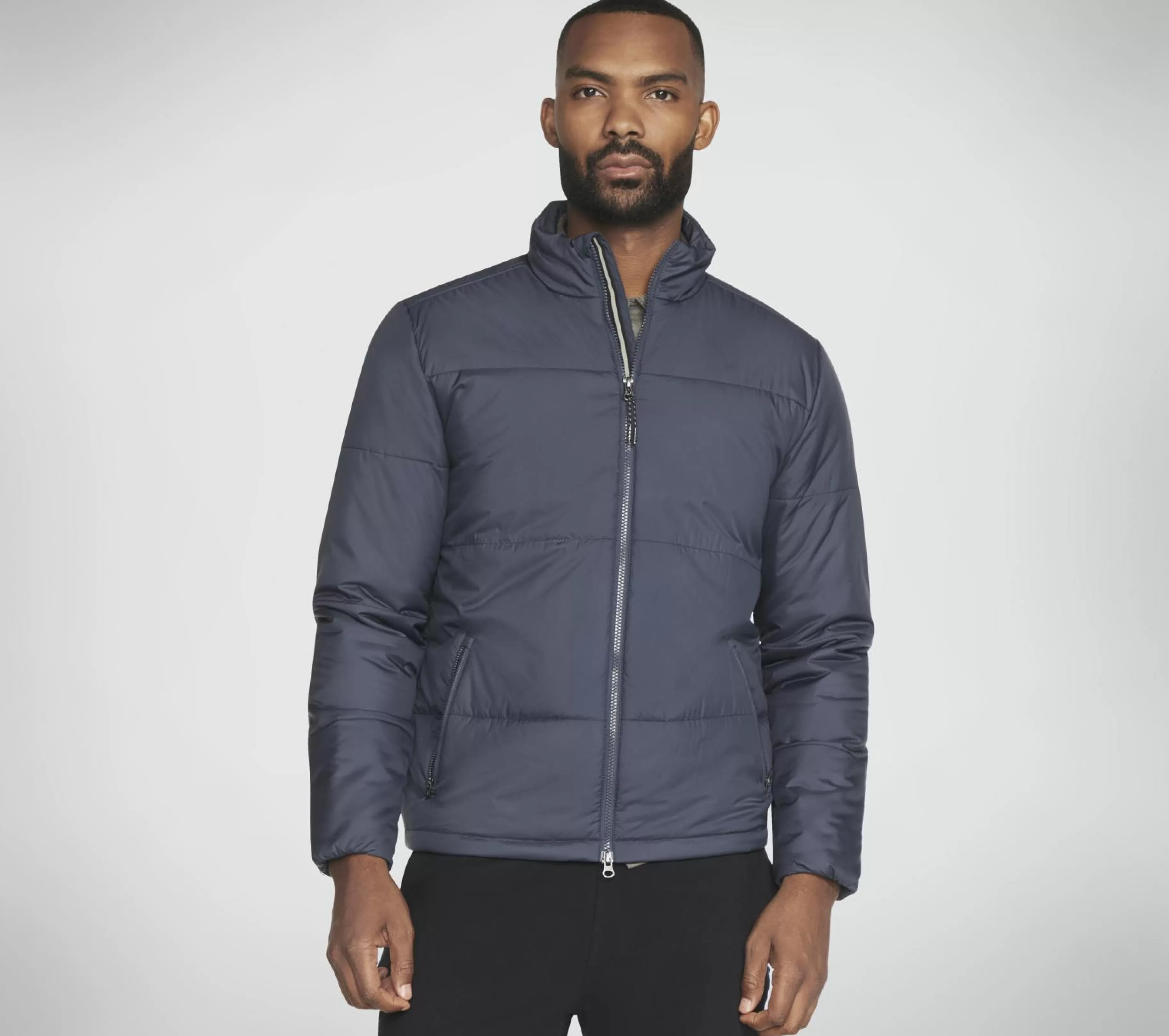 Partes De Cima | Partes De Cima | SKECHERS GOSHIELD ELEMENT JACKET CARVÃO / NAVY