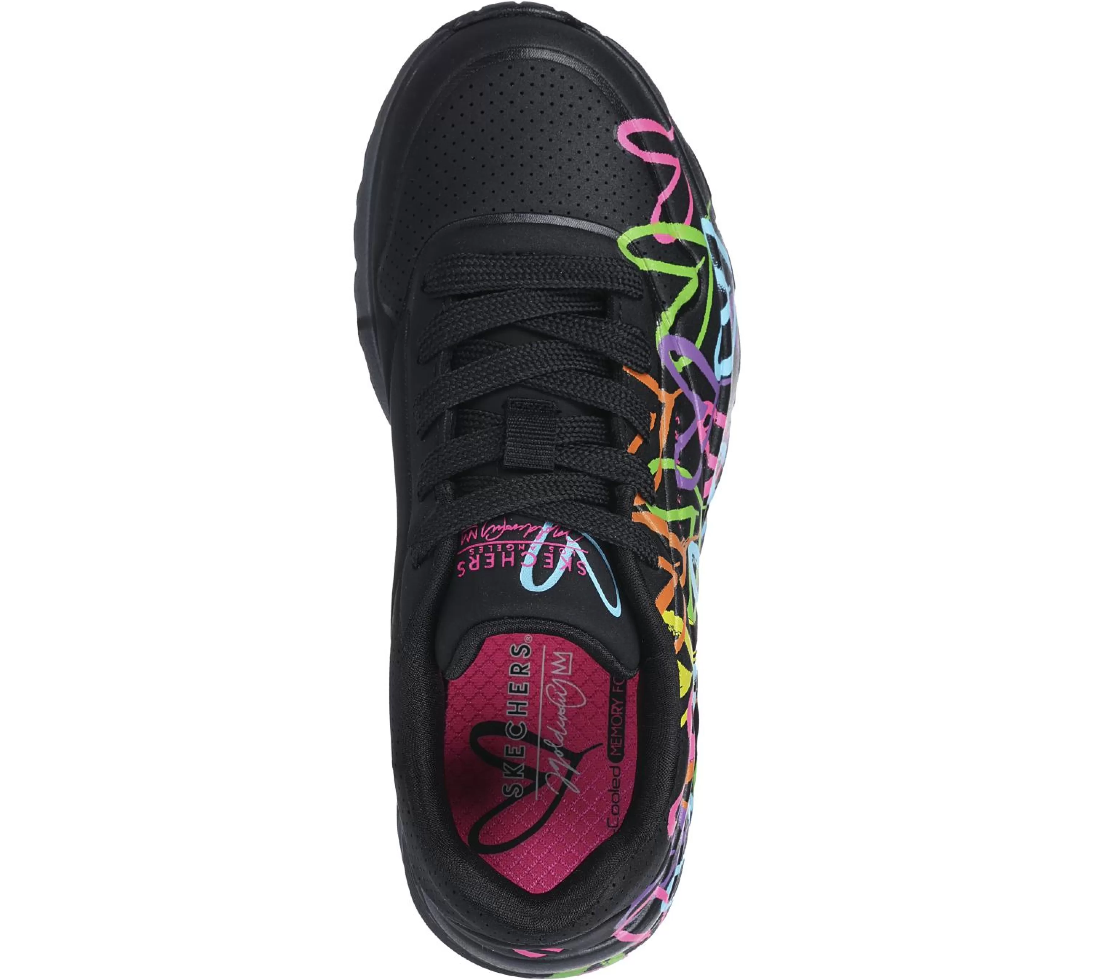 Sapatilhas | SKECHERS JGoldcrown: Uno Lite - Spread The Love PRETO / MULTICOR