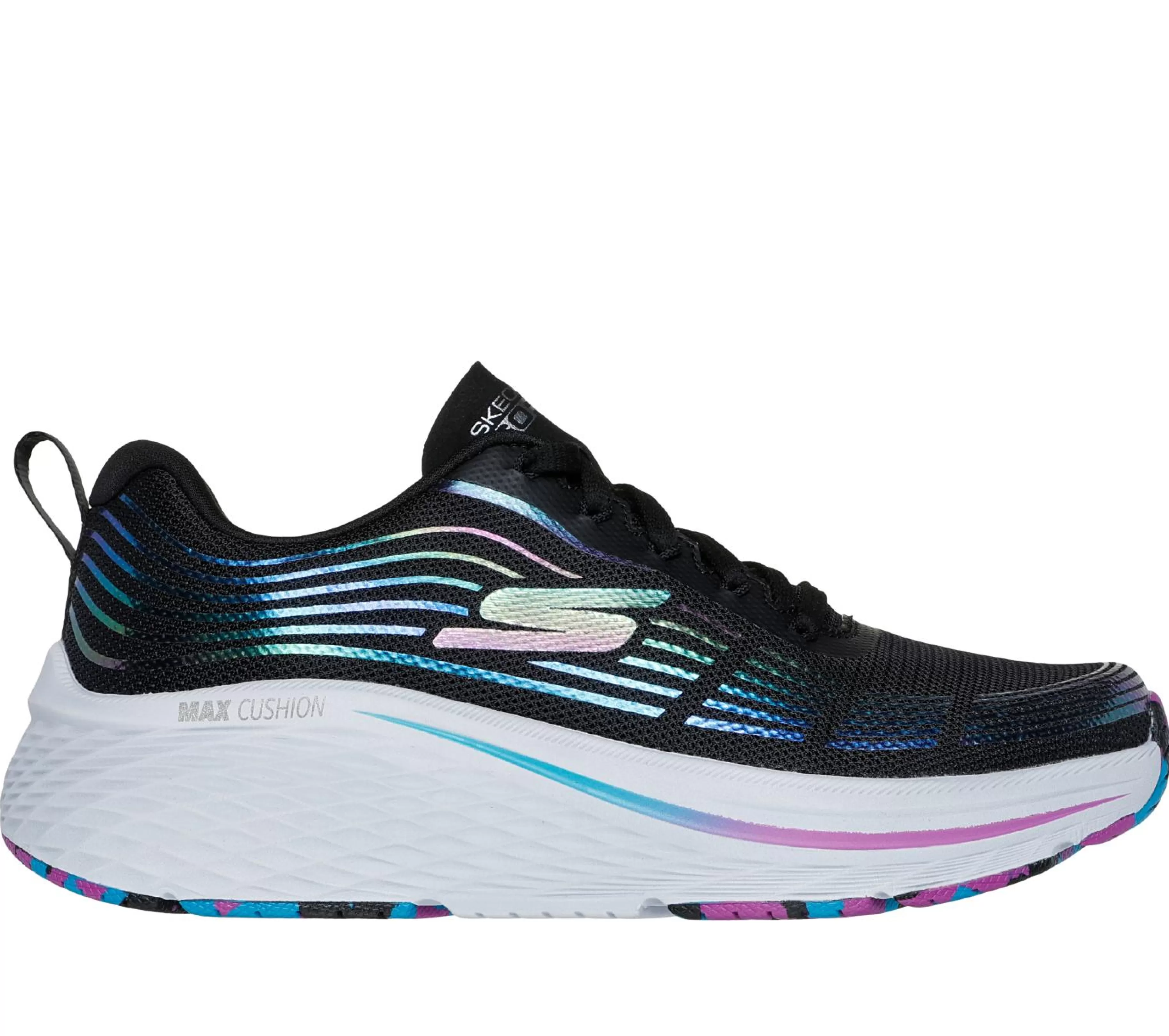 Com Atacadores | Sapatilhas | SKECHERS Max Cushioning Elite 2.0 - Delphina PRETO / MULTICOR