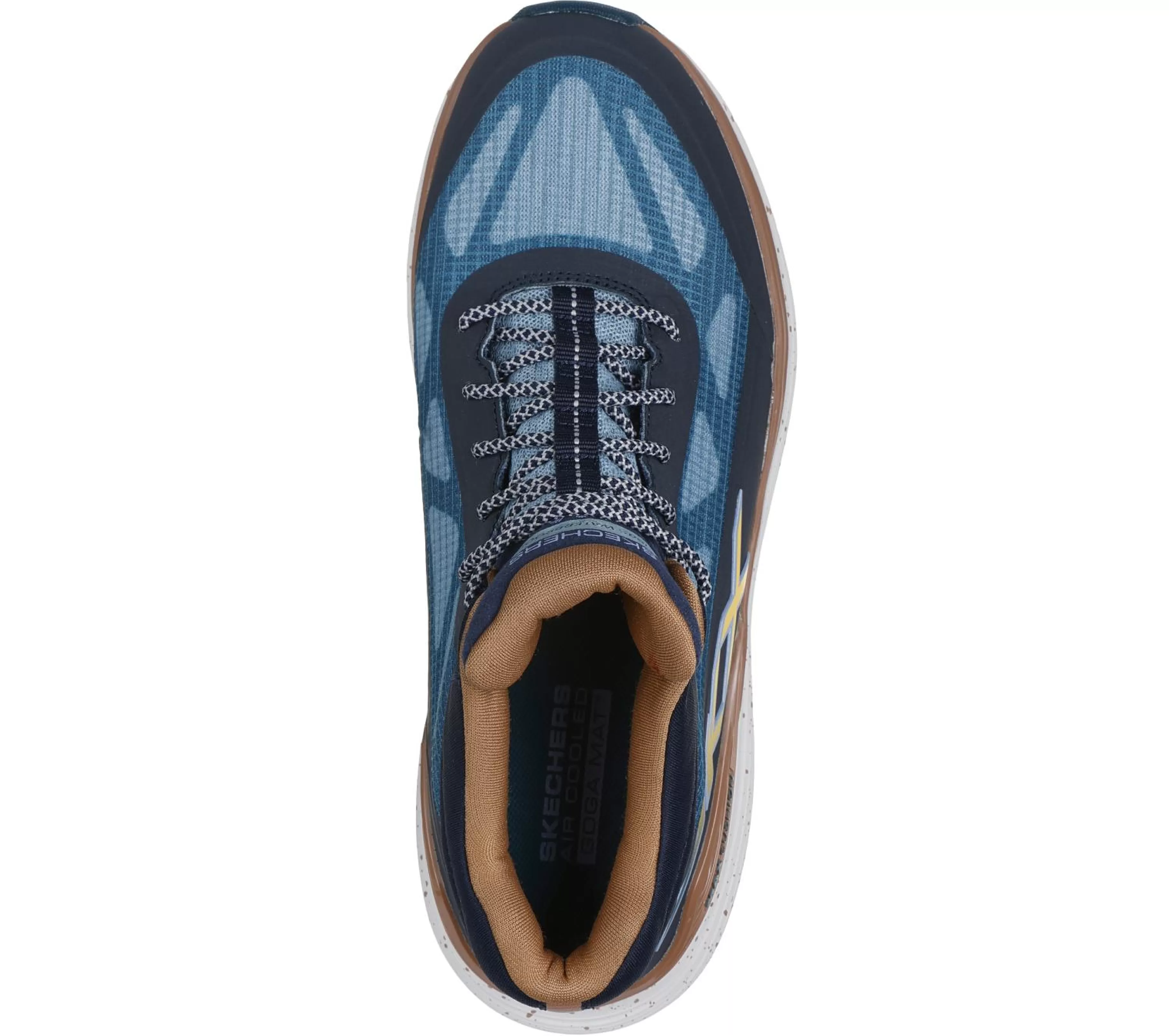 Com Atacadores | Botas | SKECHERS Max Cushioning Suspension - Terrace NAVY / VERDE AZULADO