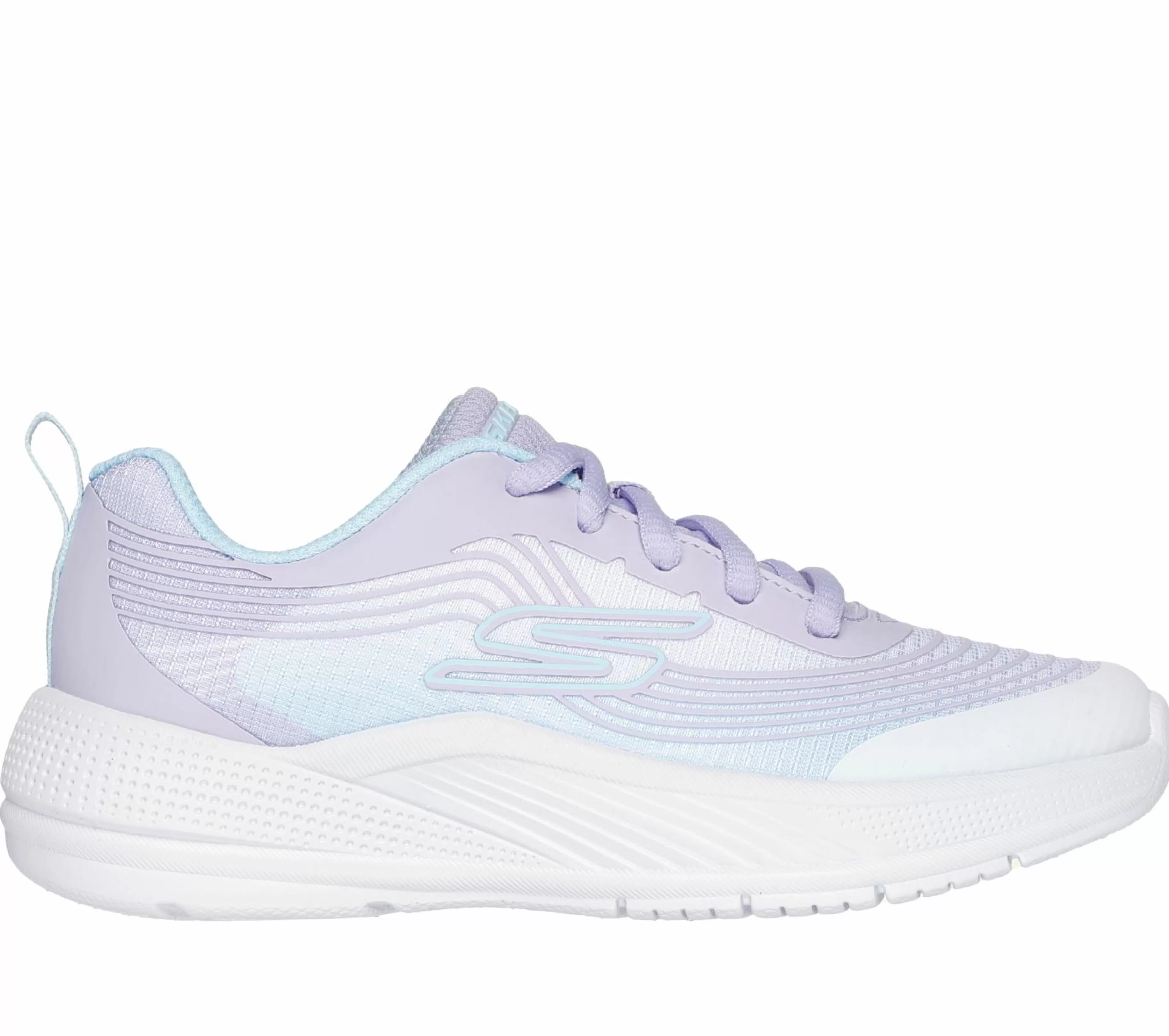 Com Atacadores | Sapatilhas | SKECHERS Microspec Advance BRANCO / LAVANDA / MENTA