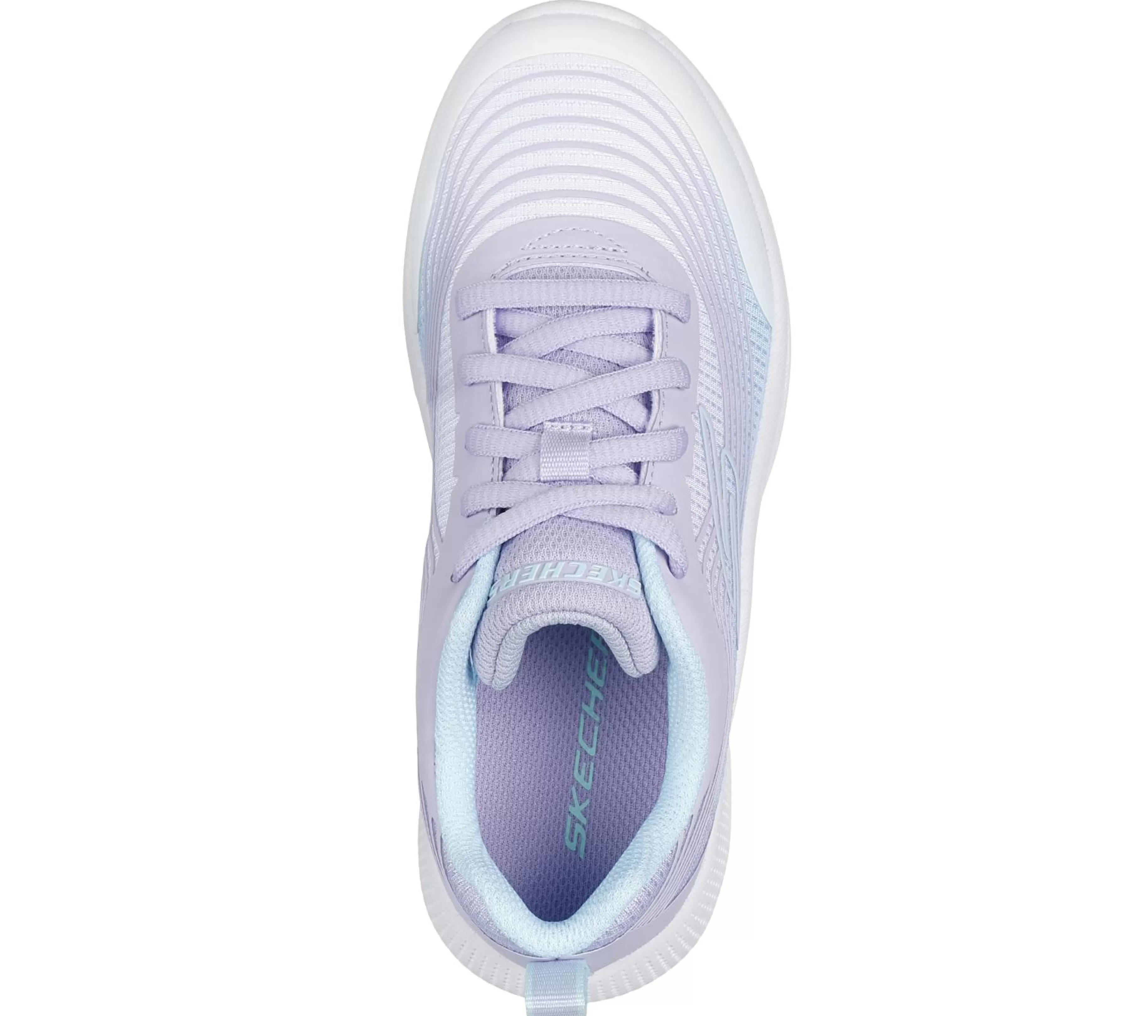 Com Atacadores | Sapatilhas | SKECHERS Microspec Advance BRANCO / LAVANDA / MENTA