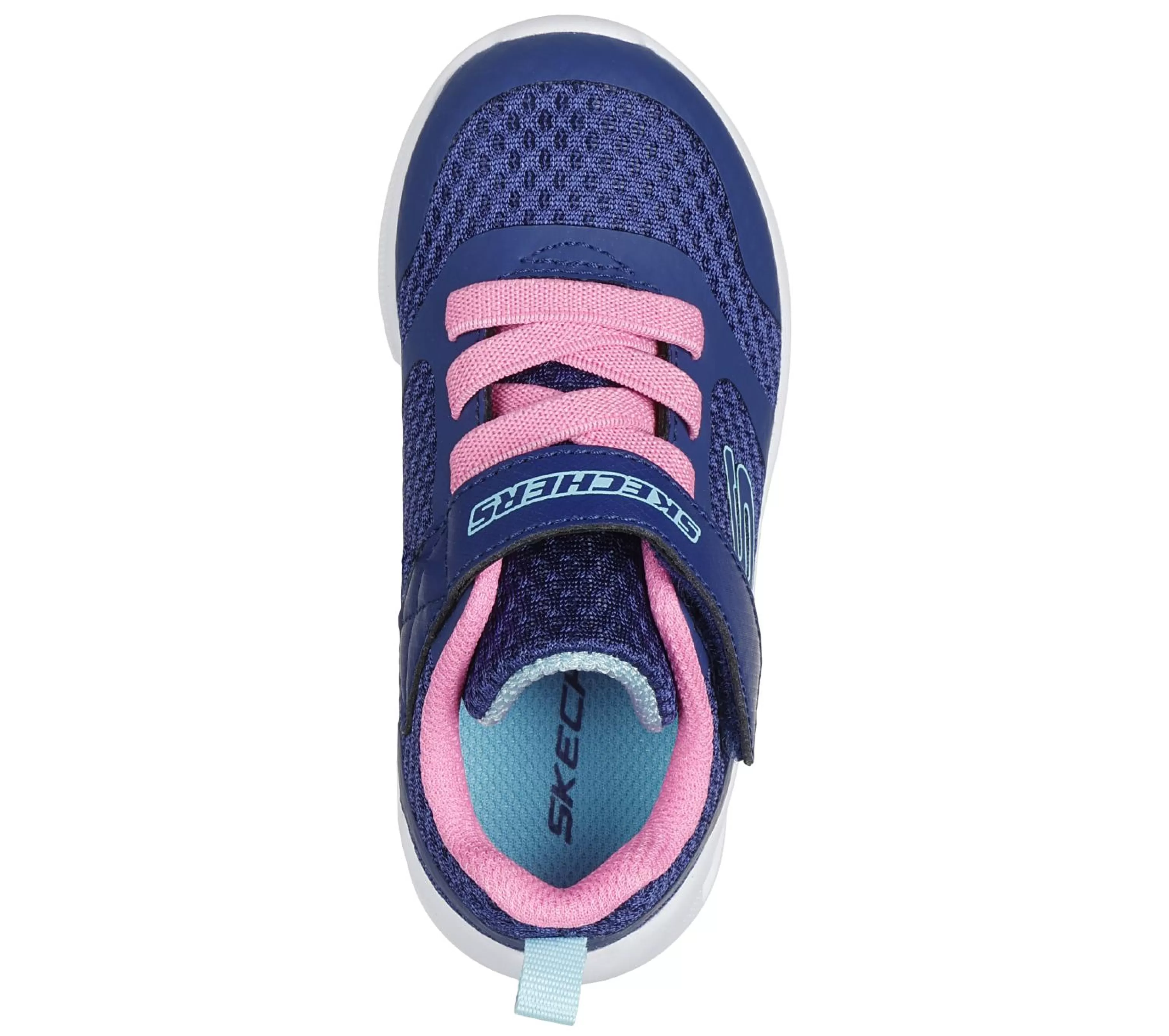 Calçado Sem Atacadores | Sapatilhas | SKECHERS Microspec Max - Racer Gal NAVY / ROSA