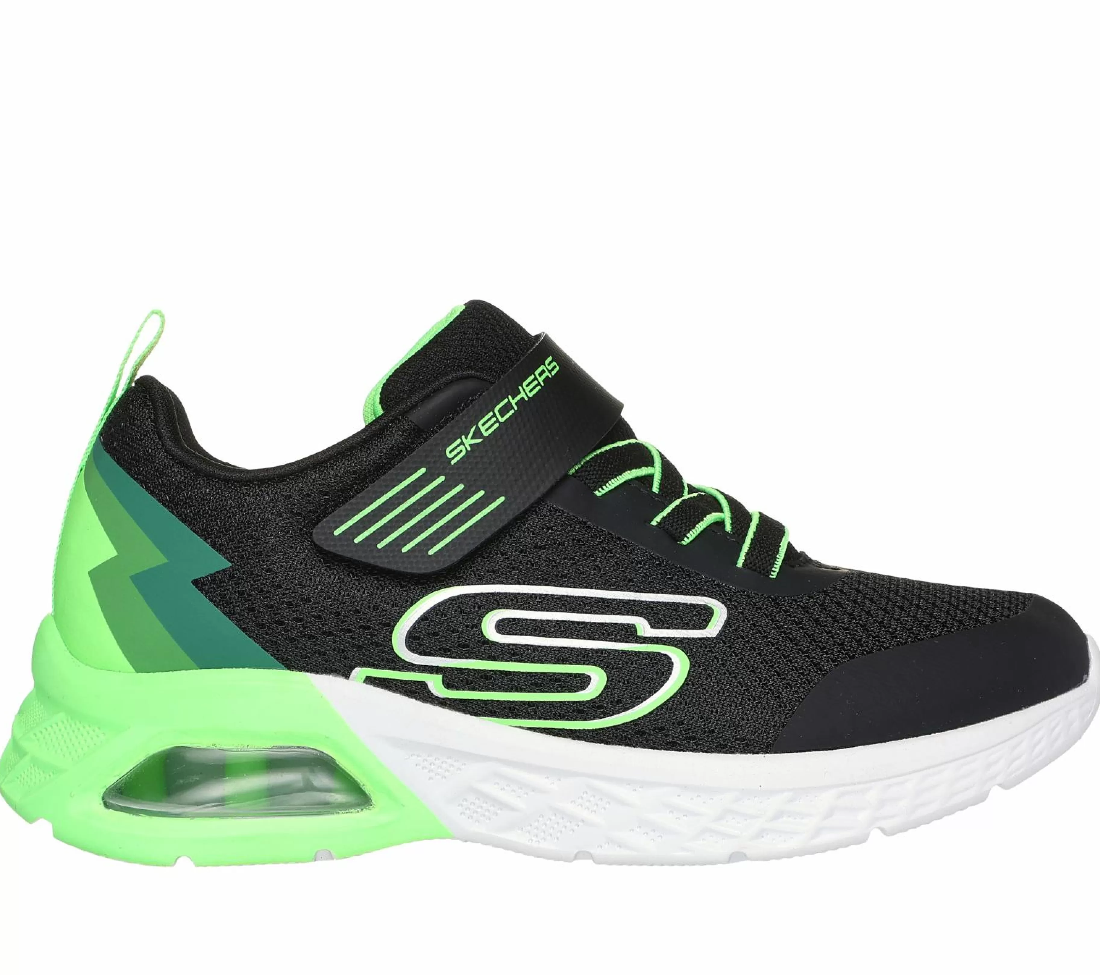 Calçado Sem Atacadores | Sapatilhas | SKECHERS Microspec Max II - Vodrox PRETO / LIMA