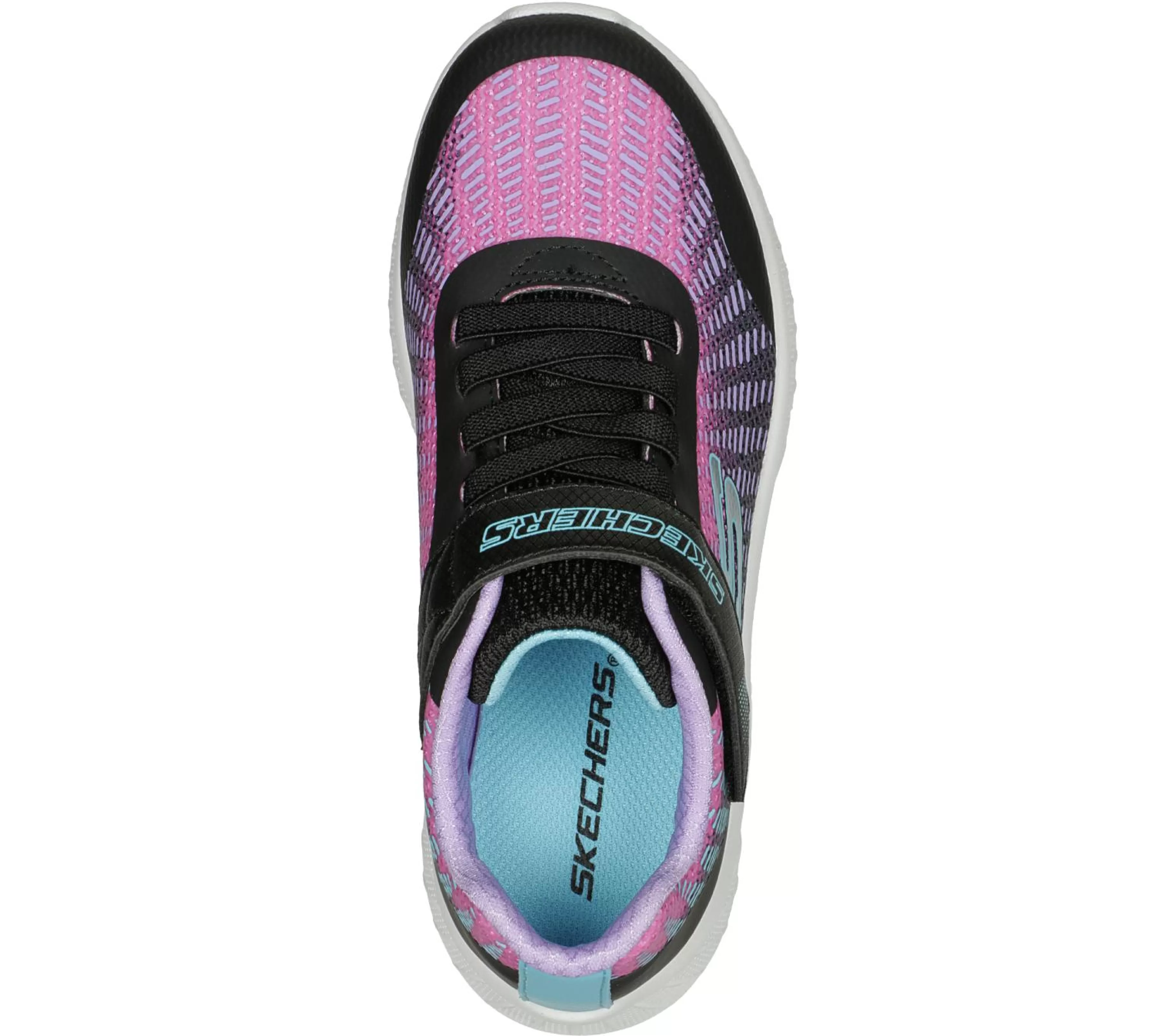 Calçado Sem Atacadores | Sapatilhas | SKECHERS Microspec Plus - Disco Dreaming PRETO / MULTICOR