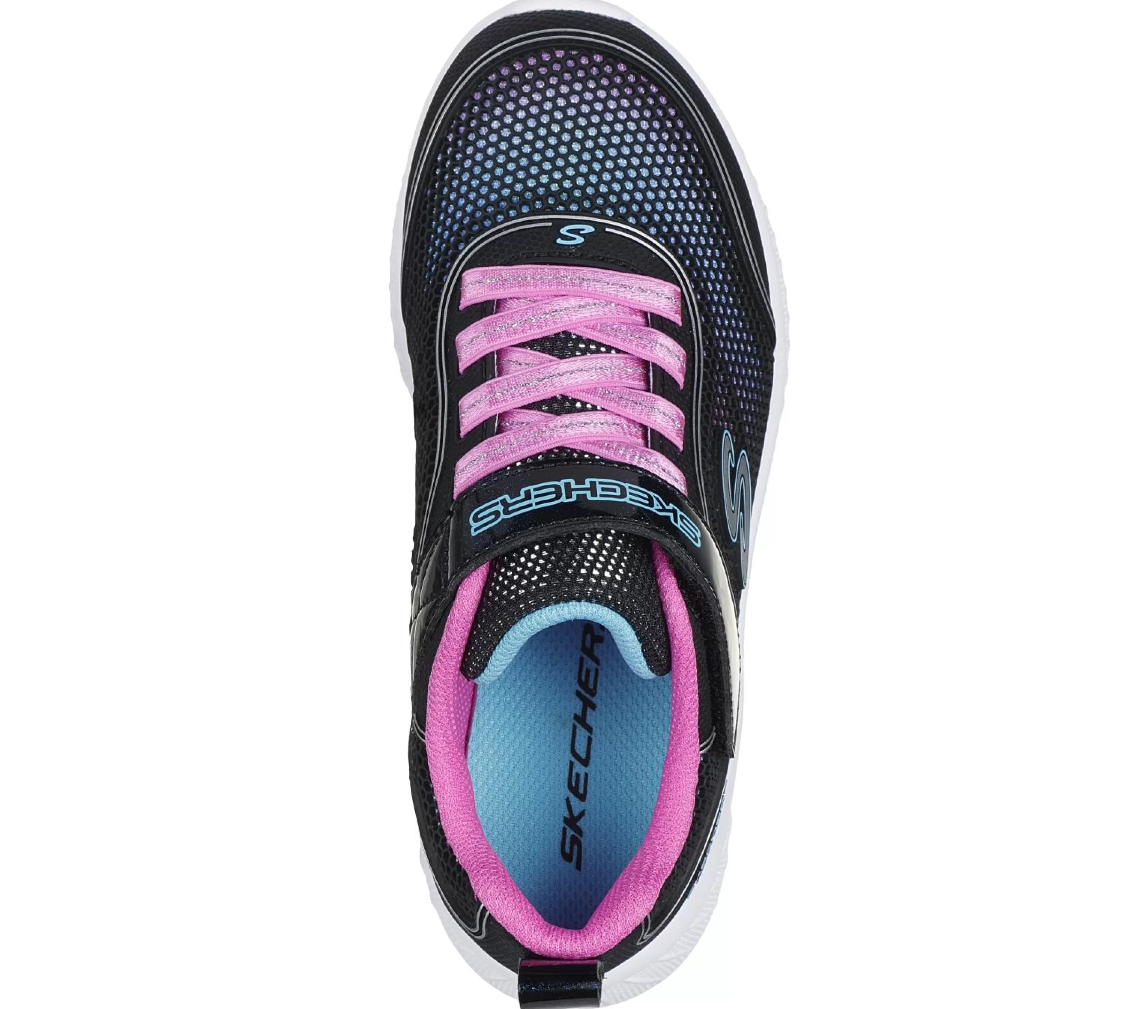 Calçado Sem Atacadores | Sapatilhas | SKECHERS Microspec Plus - Element Ready PRETO / MULTICOR