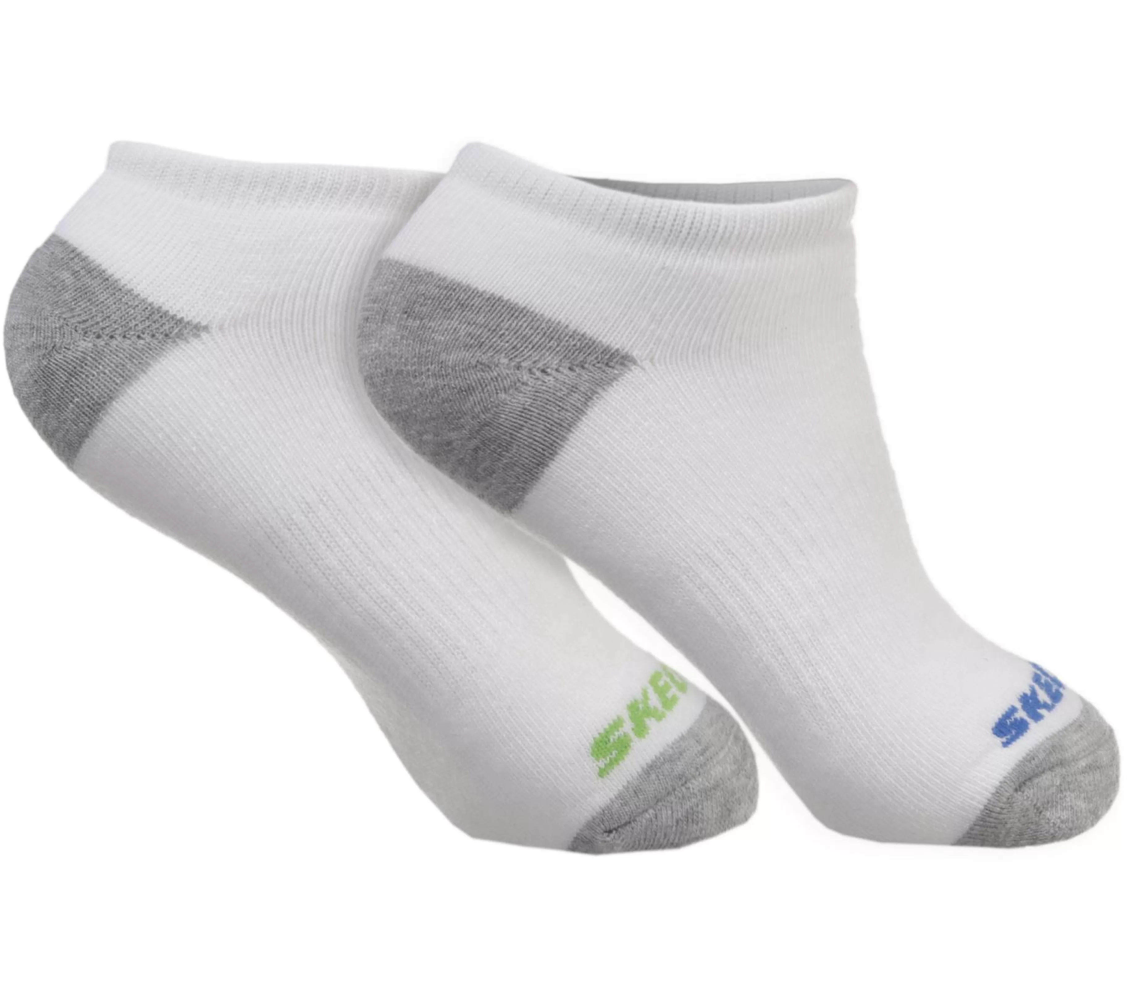 Meias | Meias | SKECHERS 6 Pack Low Cut Walking Socks BRANCO