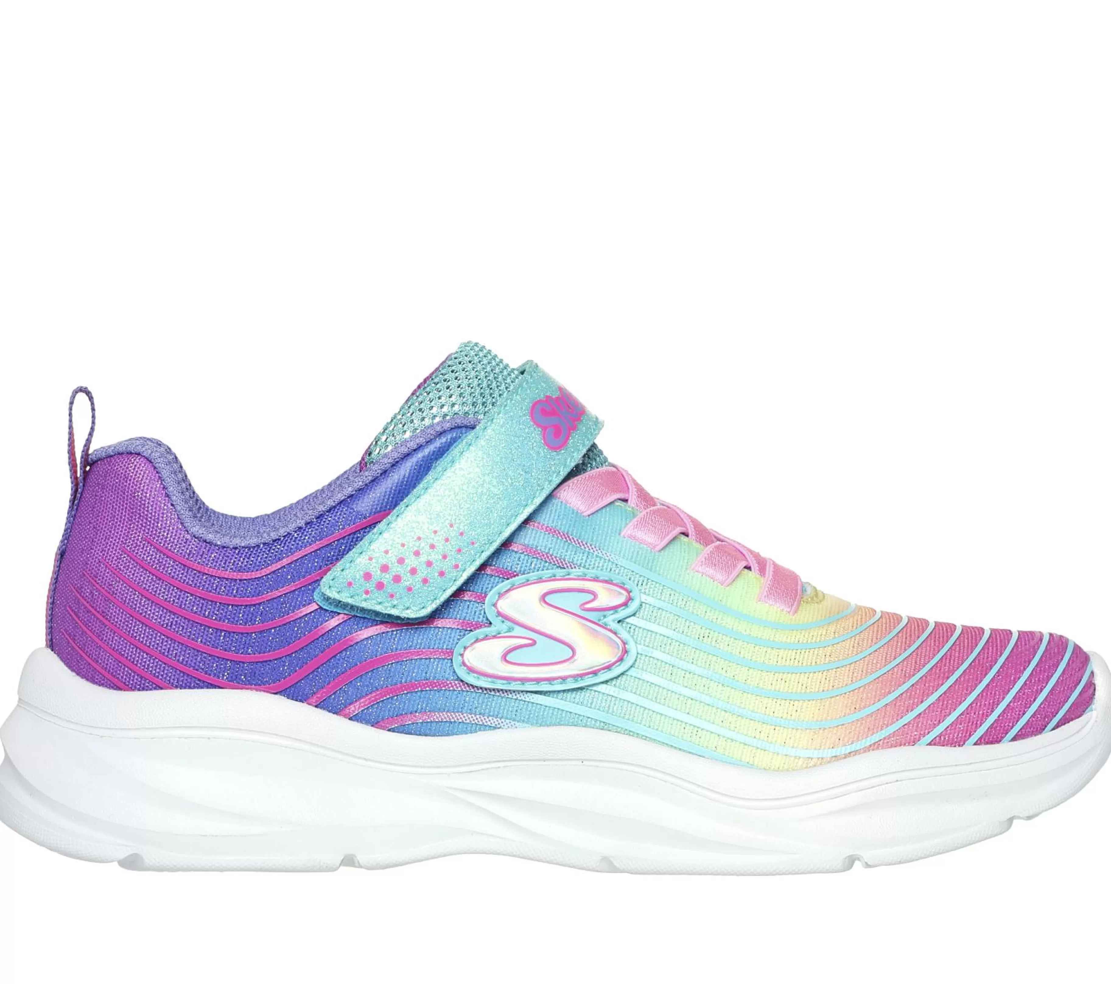 Calçado Sem Atacadores | Sapatilhas | SKECHERS Power Jams - Pastel Speed TURQUESA / MULTICOR