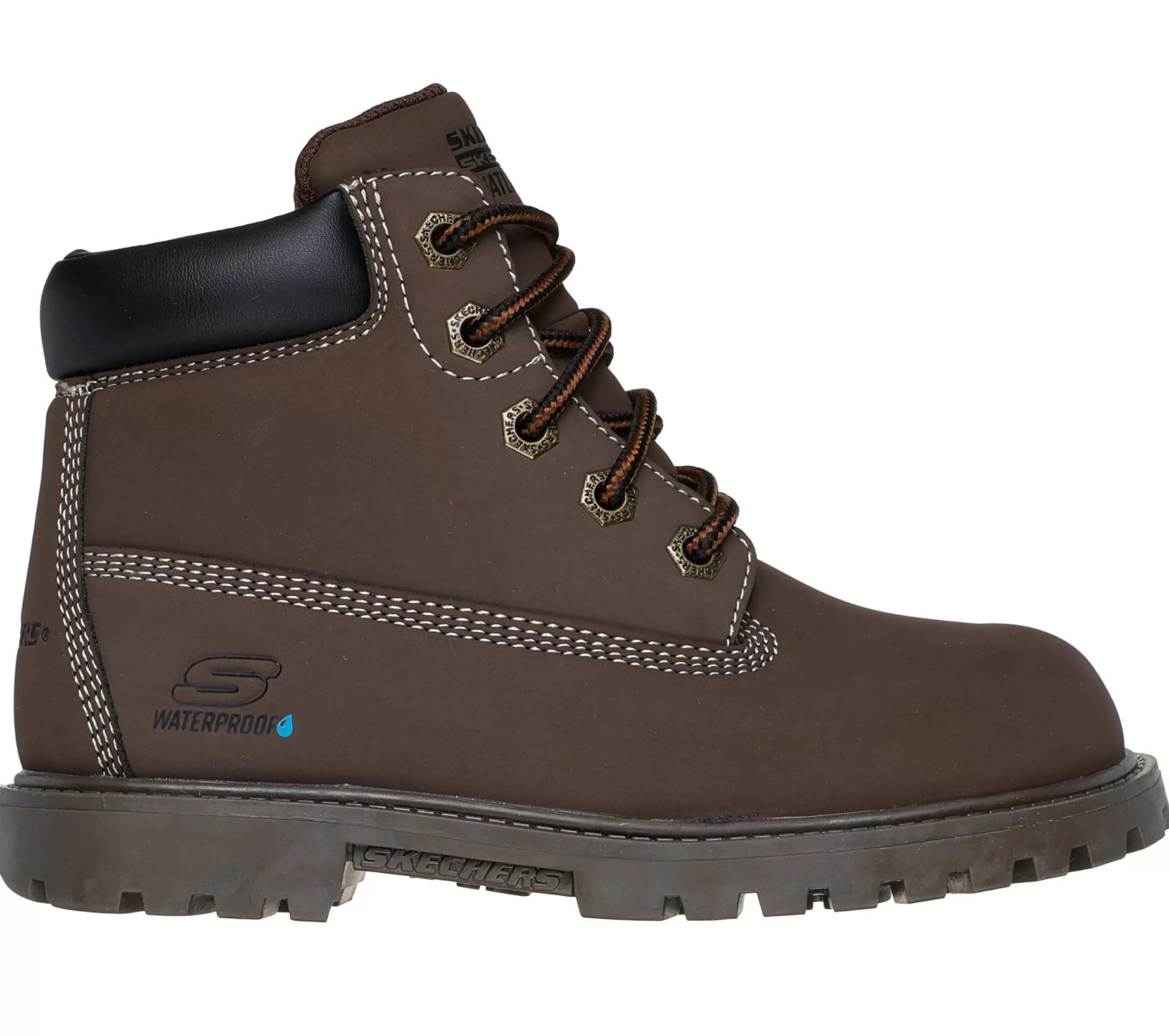 Botas | Com Atacadores | SKECHERS Power Reach - Hydro-Tread CASTANHO ESCURO