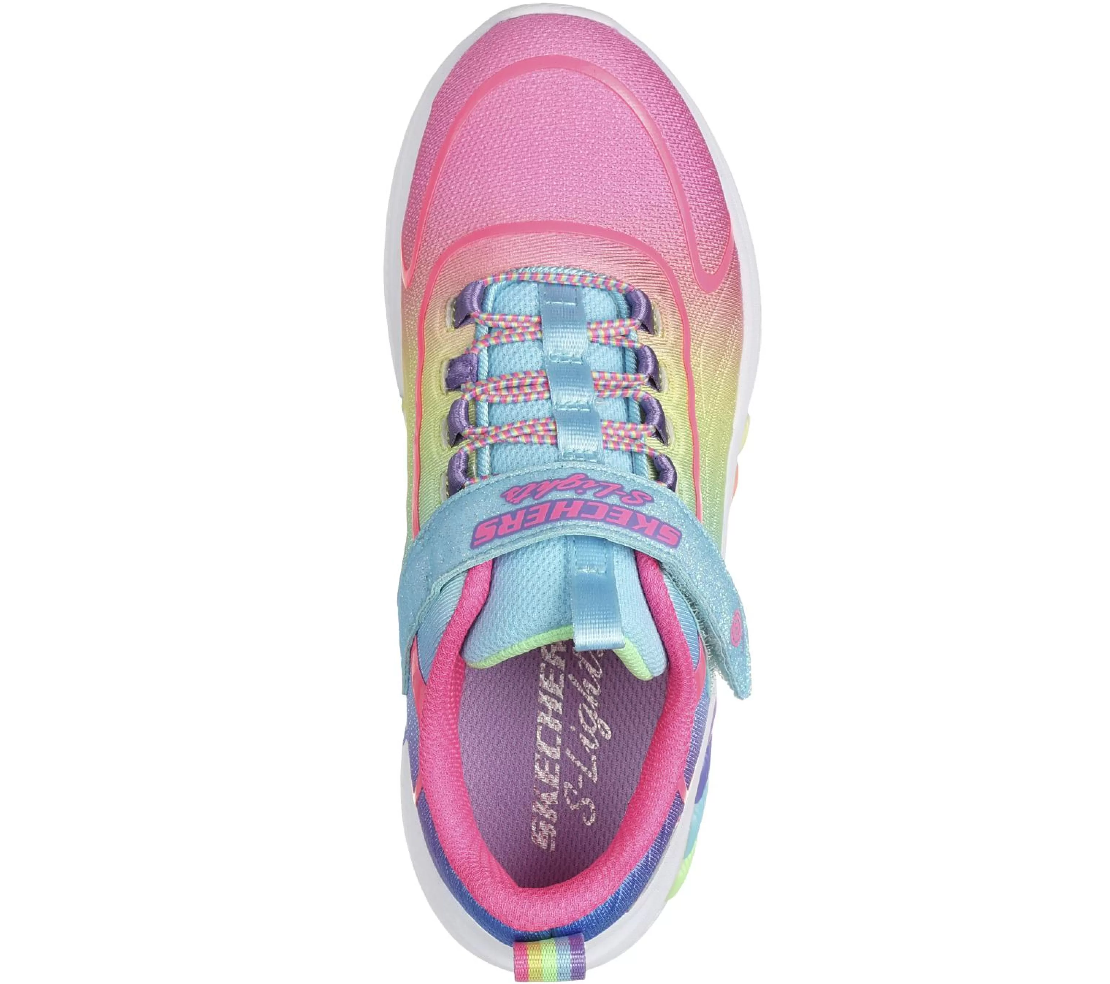 Luzes | Sapatilhas | SKECHERS Rainbow Cruisers TURQUESA / MULTICOR