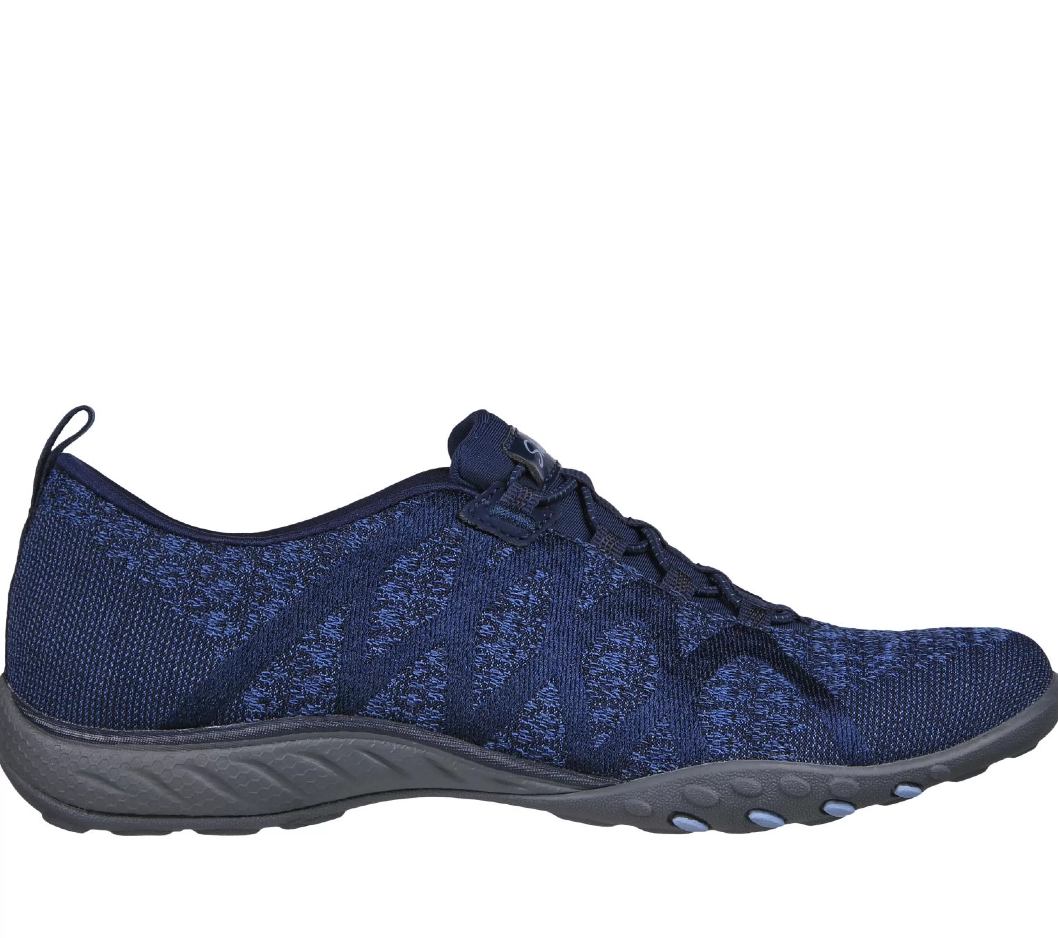 Calçado Sem Atacadores | Sapatilhas Casuais | SKECHERS Relaxed Fit: Breathe-Easy - Infi-Knity NAVY