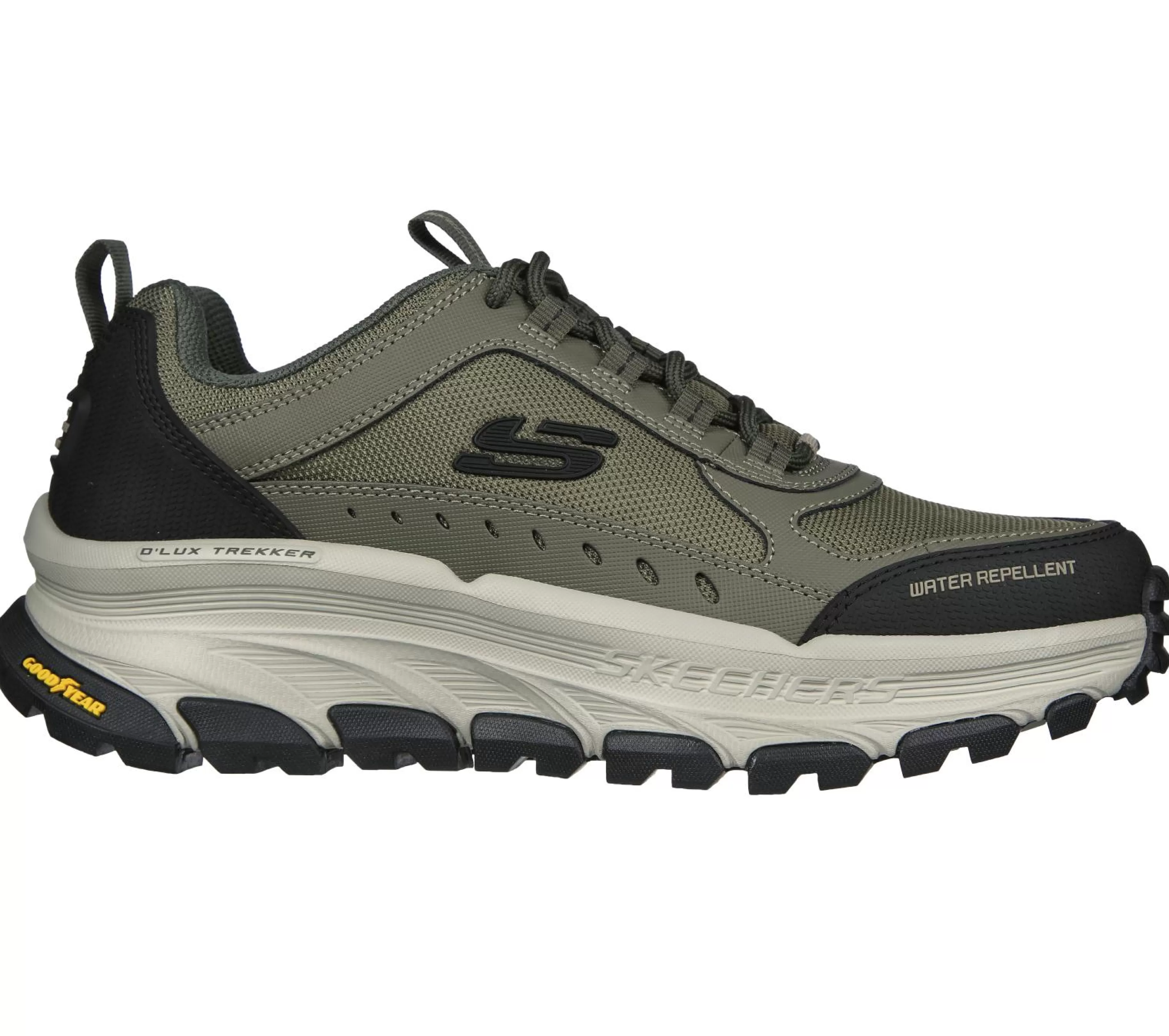 Sapatilhas | SKECHERS Relaxed Fit: D'Lux Trekker AZEITONA / MULTICOR