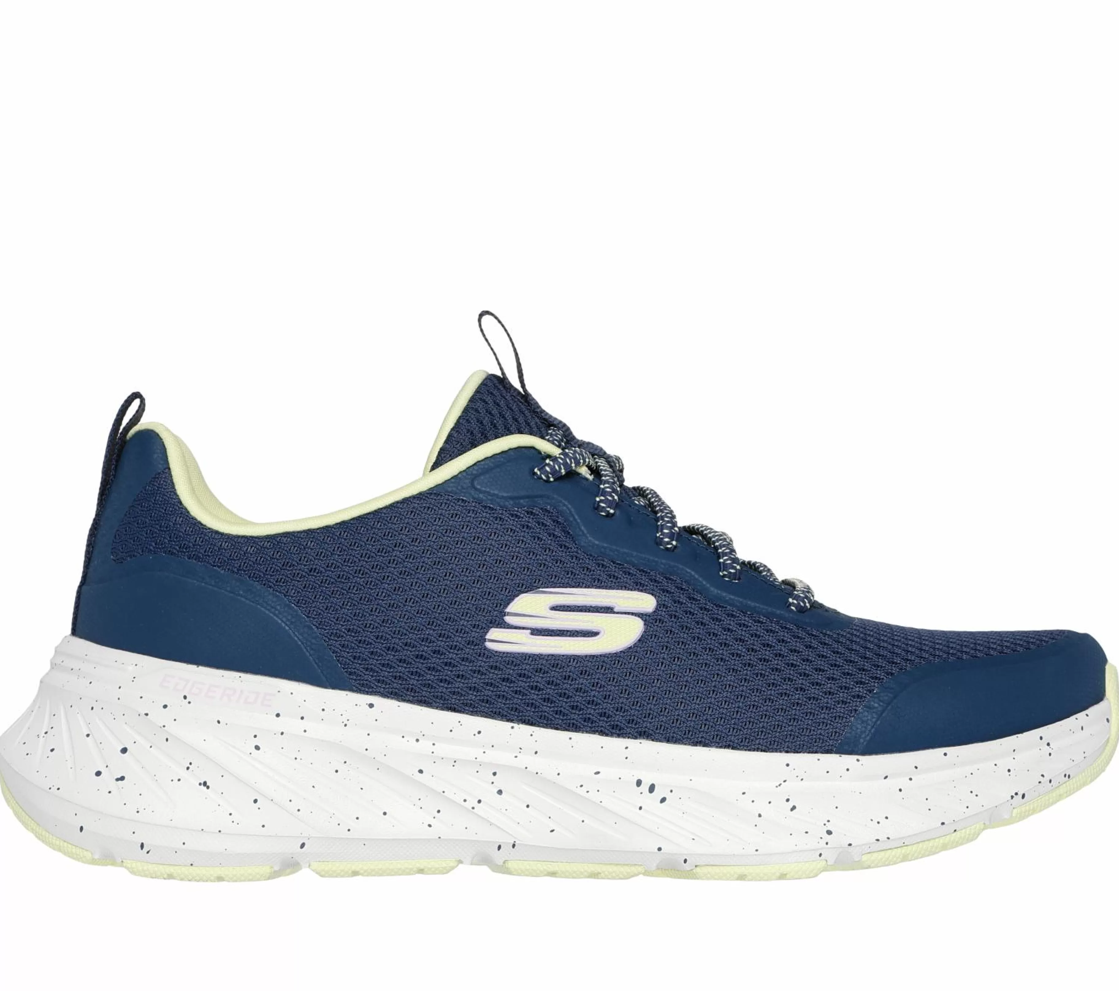 Calçado Sem Atacadores | Sapatilhas | SKECHERS Relaxed Fit: Edgeride - Smooth Journey NAVY / LIMA