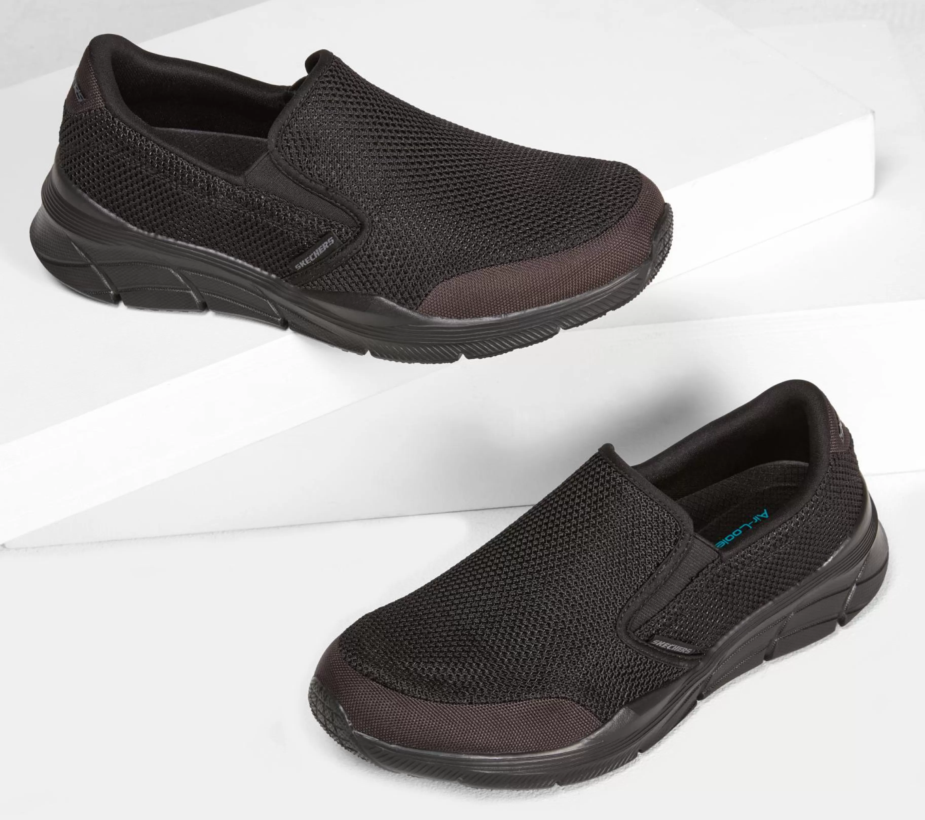 Calçado Sem Atacadores | Sapatilhas Casuais | SKECHERS Relaxed Fit: Equalizer 4.0 - Krimlin PRETO