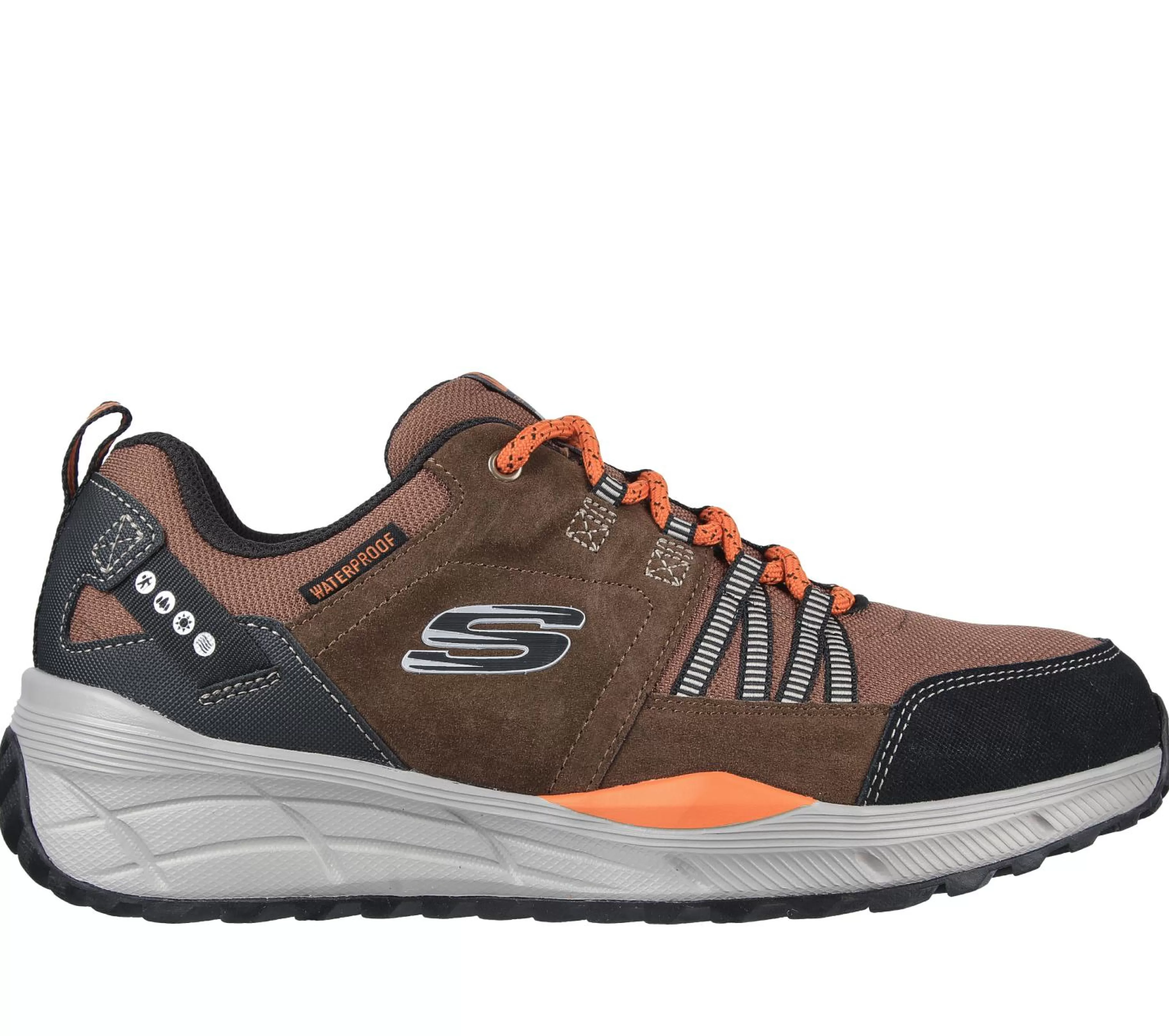 Sapatilhas Casuais | SKECHERS Relaxed Fit: Equalizer 4.0 Trail - Kandala CASTANHO / PRETO