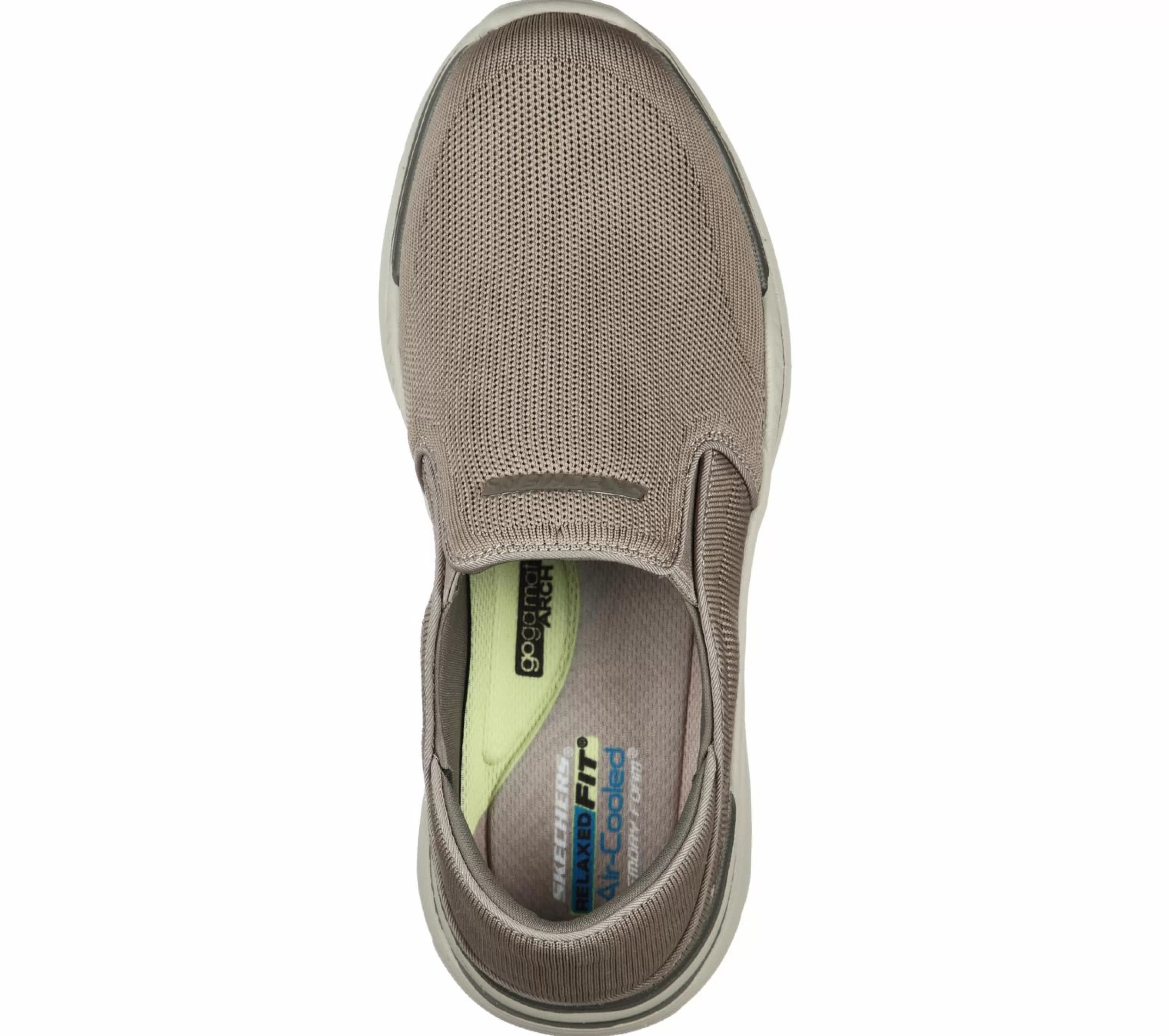 Calçado Sem Atacadores | Sapatilhas Casuais | SKECHERS Relaxed Fit: Expected 2.0 - Demar TAUPE