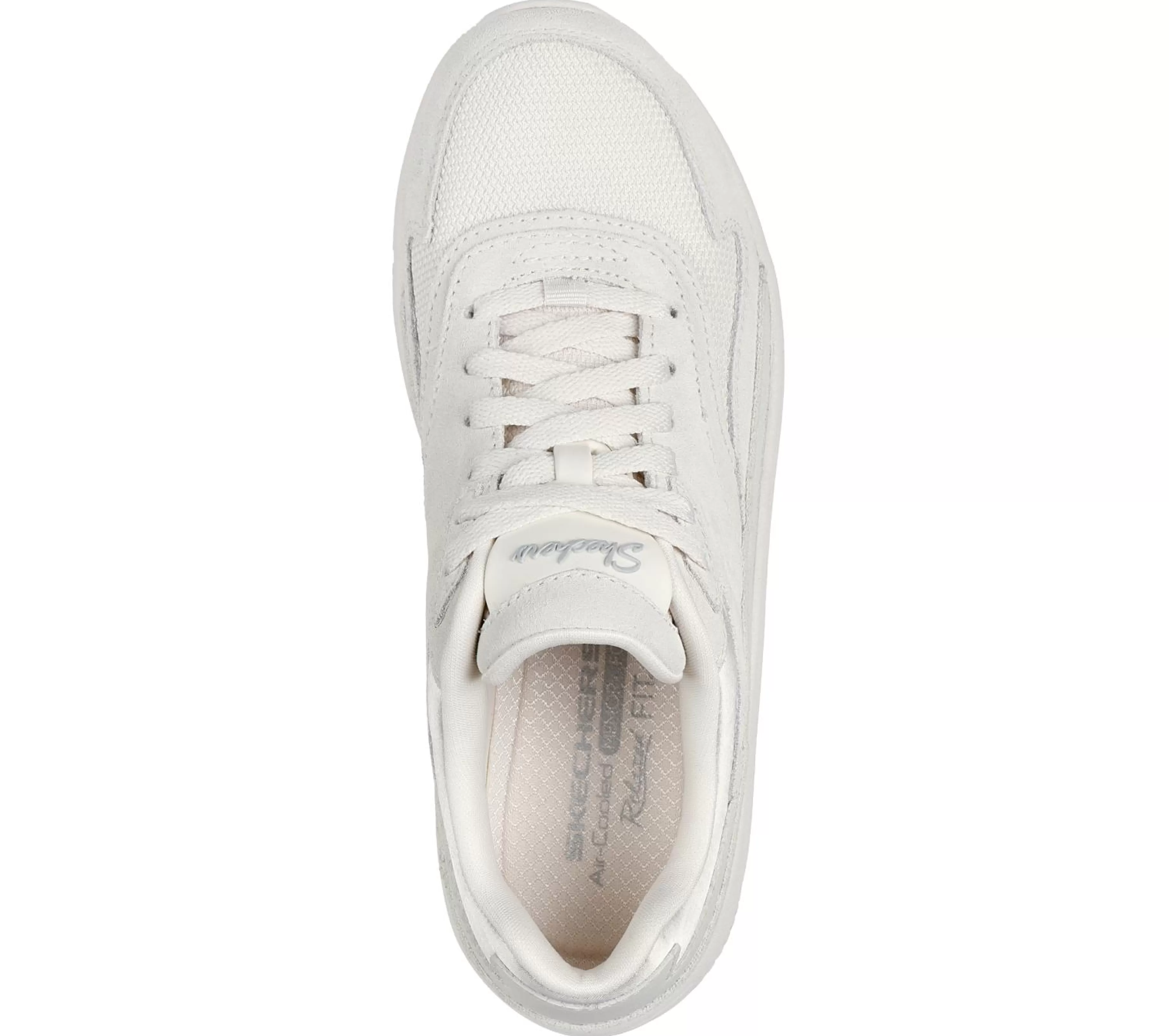 Com Atacadores | Sapatilhas | SKECHERS Relaxed Fit: Modern D'Lux - Free Mind BRANCO SUJO