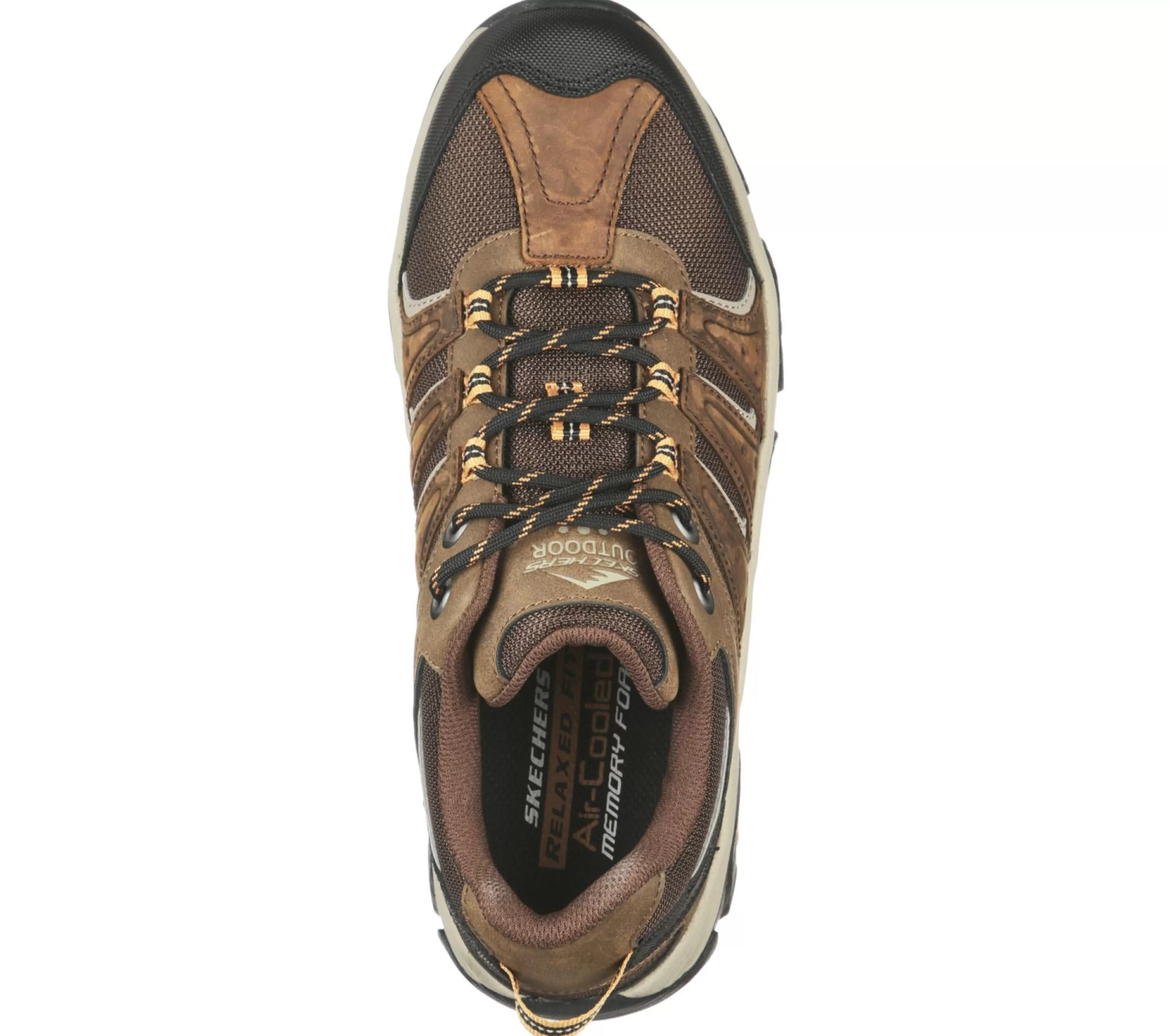 Sapatos Com Atacadores | Sapatilhas | SKECHERS Relaxed Fit: Pine Trail - Kordova CASTANHO