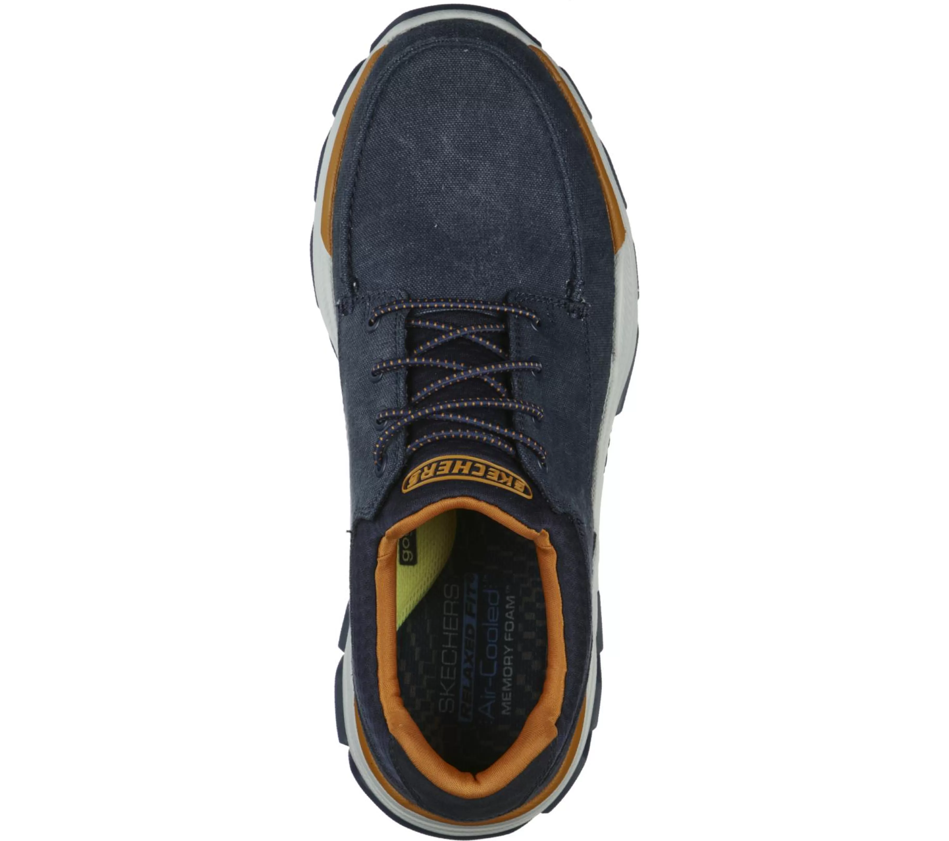 Sapatos Em Tela | Sapato De Vela | SKECHERS Relaxed Fit: Respected - Loleto NAVY