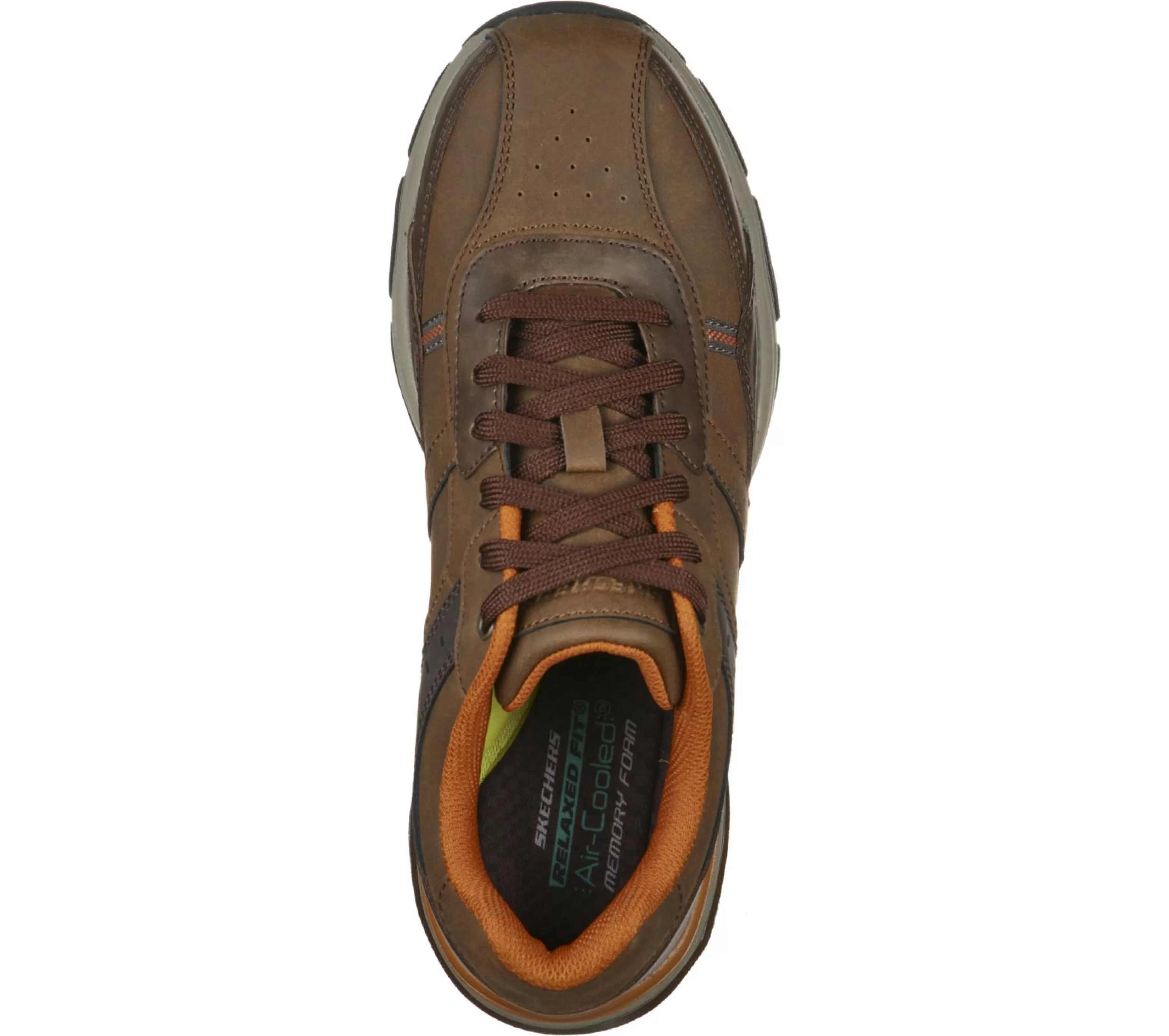 Sapatos Com Atacadores | SKECHERS Relaxed Fit: Romago - Elmen CASTANHO