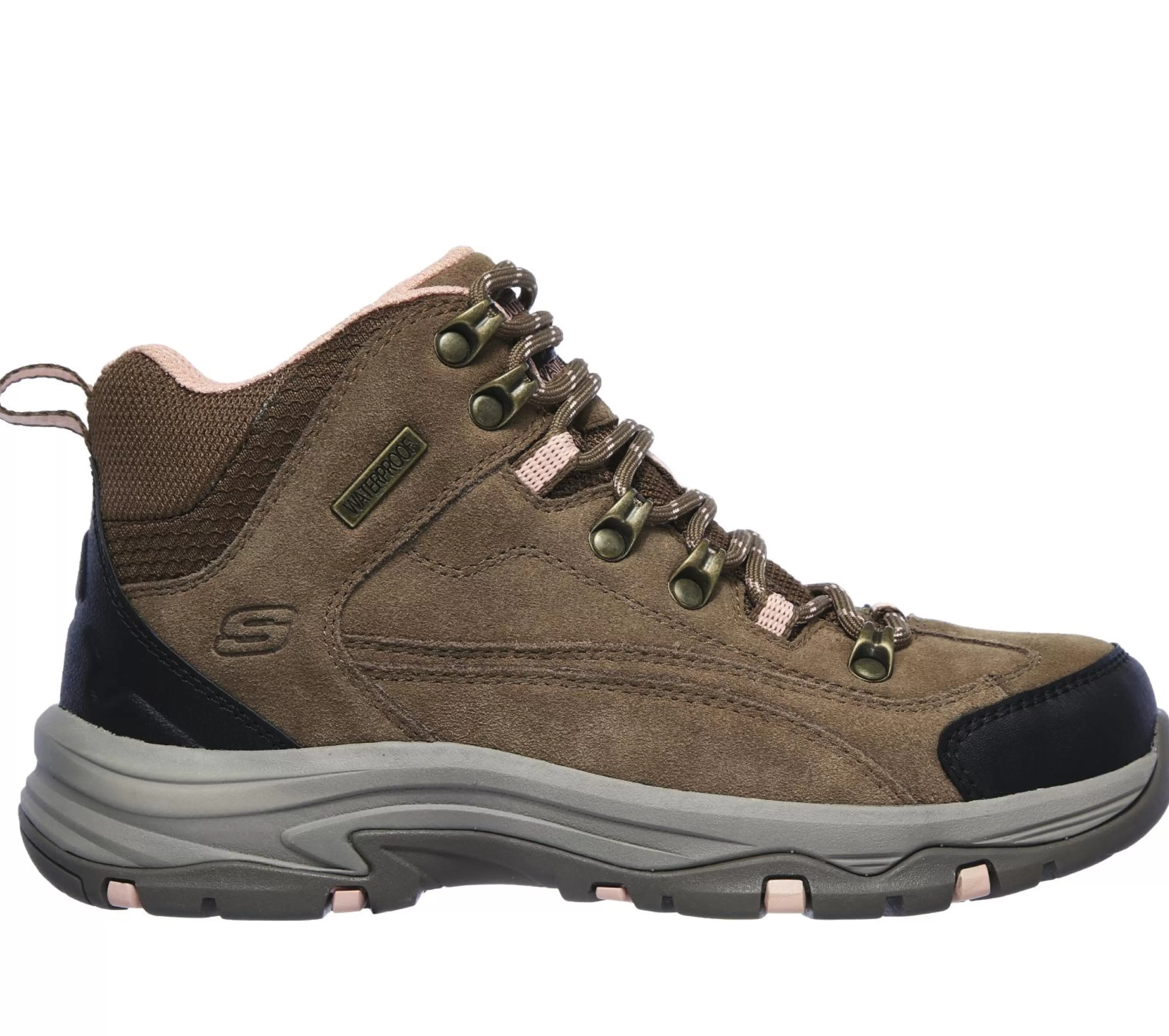 Com Atacadores | Botas | SKECHERS Relaxed Fit: Trego - Alpine Trail CASTANHO / CAMEL