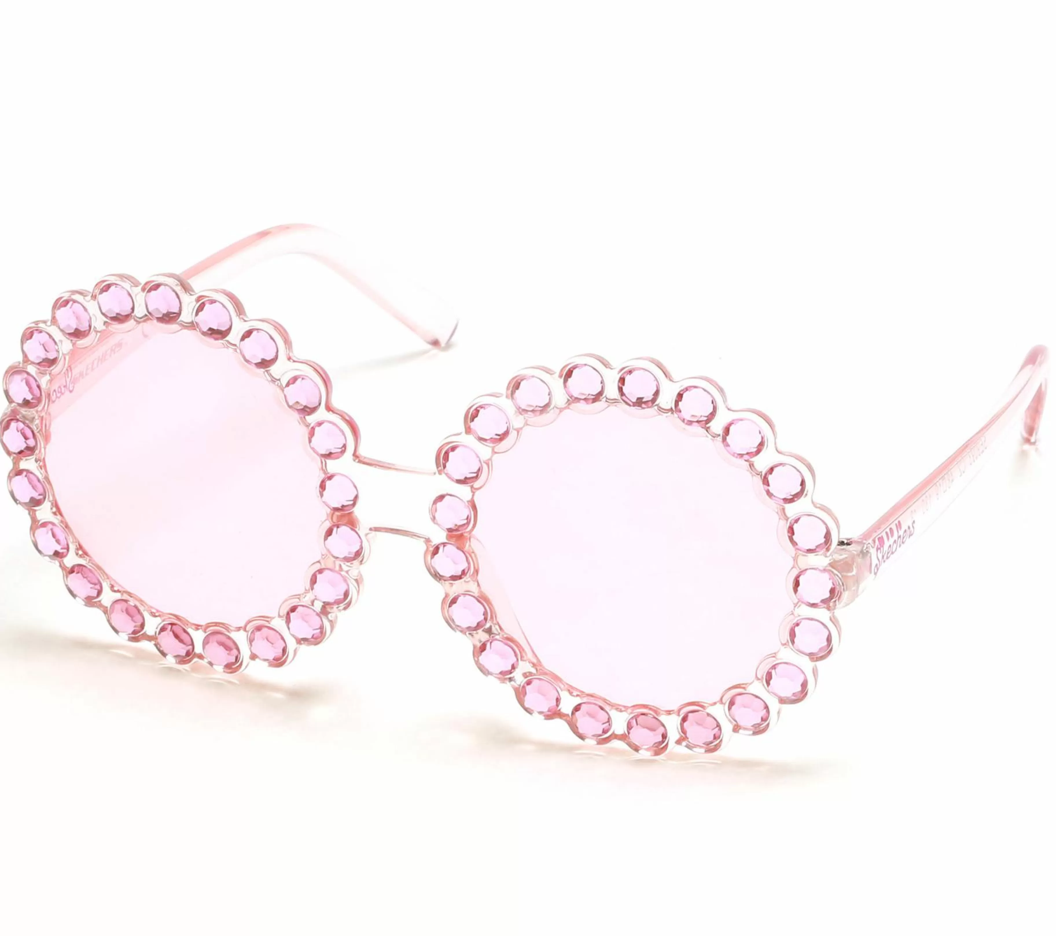 Óculos De Sol | Óculos De Sol | SKECHERS Round Rhinestone Sunglasses ROSA